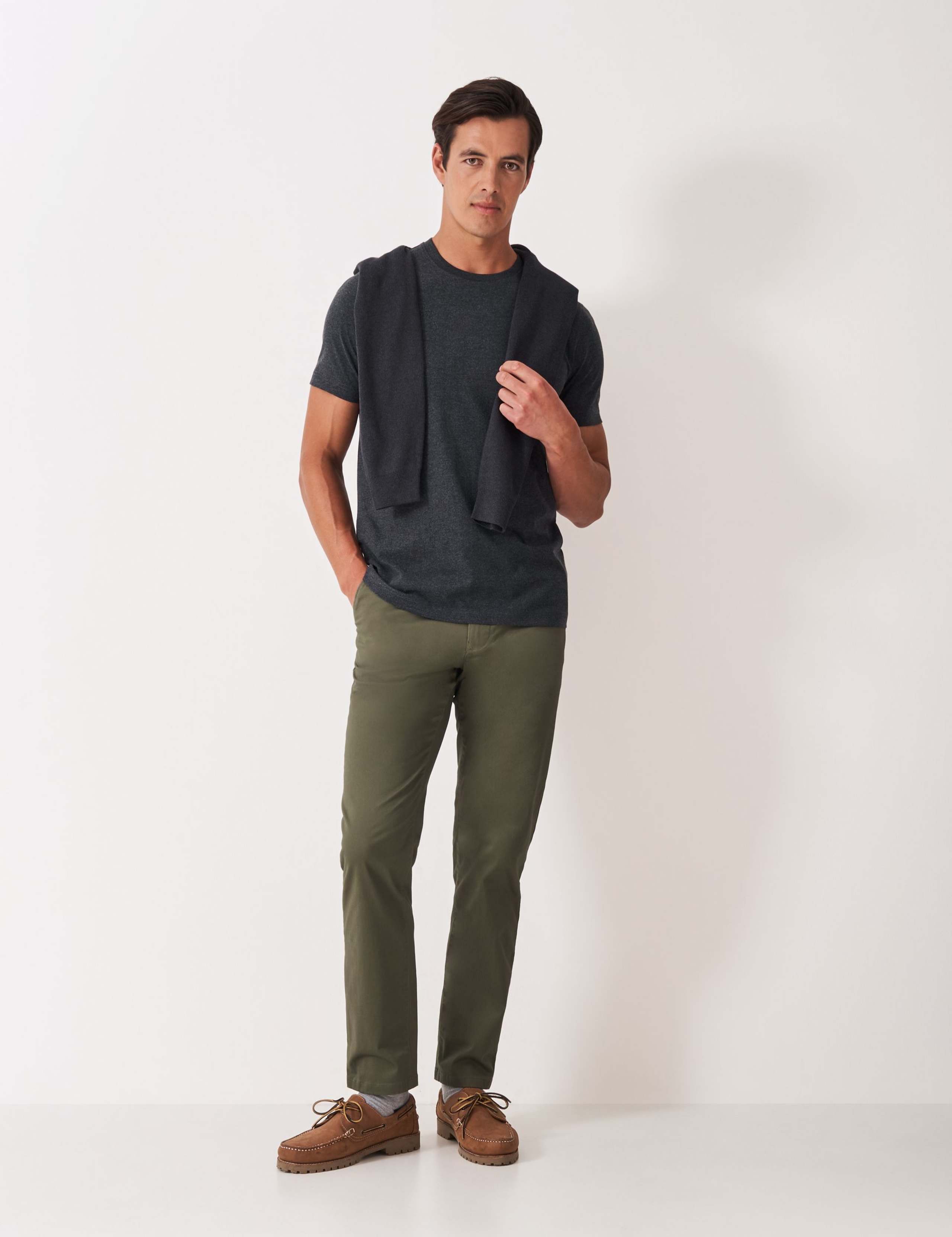 Pure Cotton Crew Neck T-Shirt