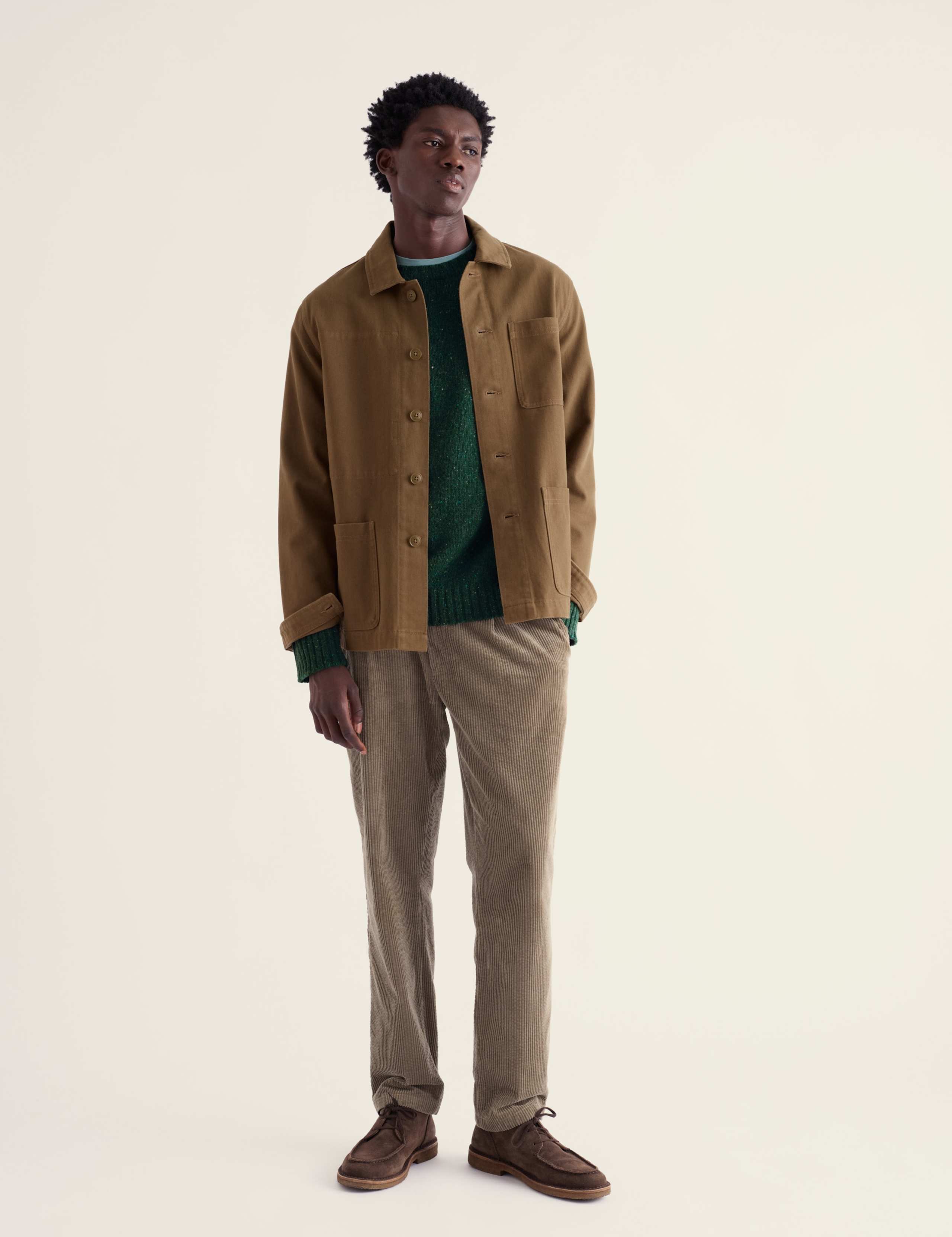 Pure Cotton Twill Utility Jacket