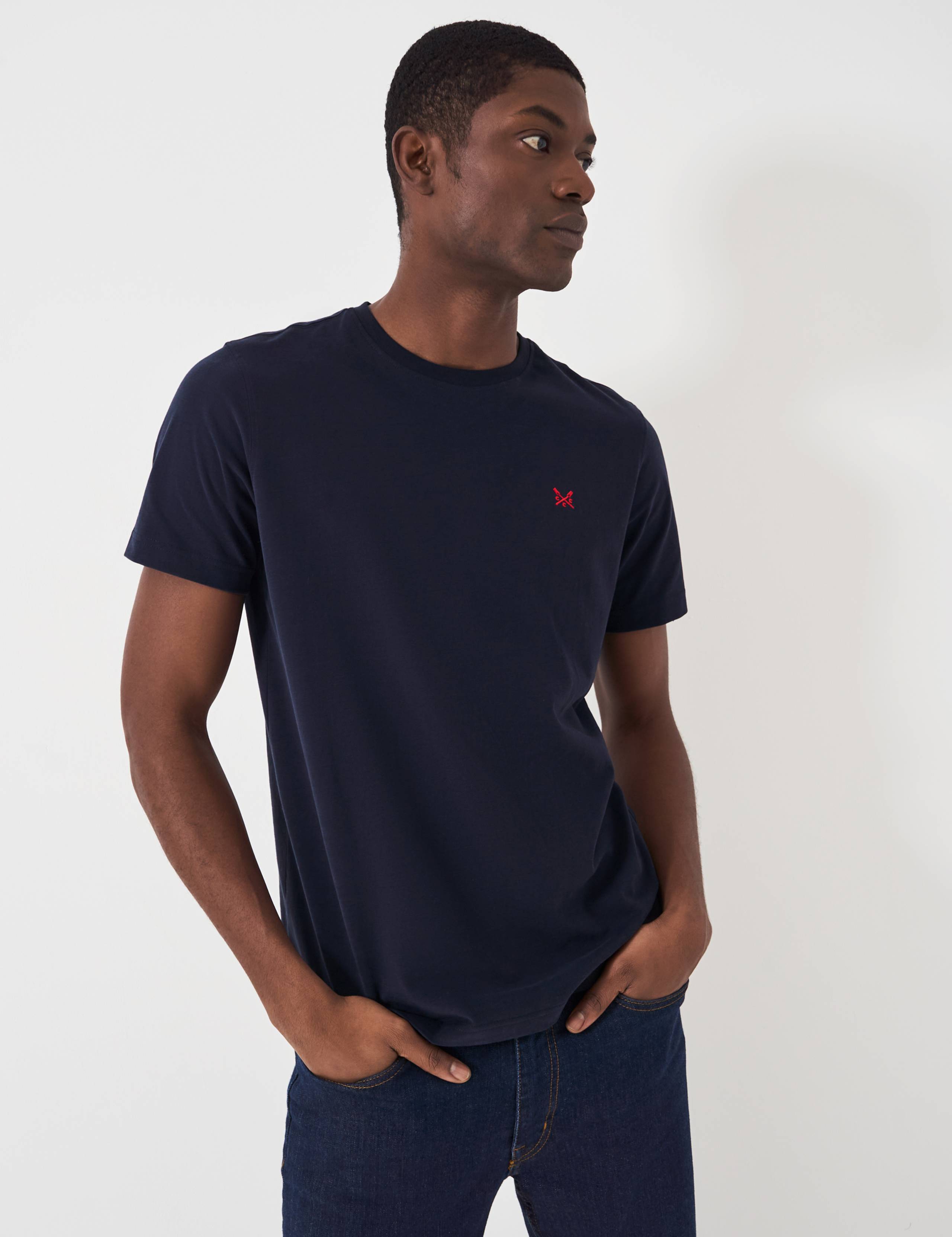Pure Cotton Crew Neck T-Shirt