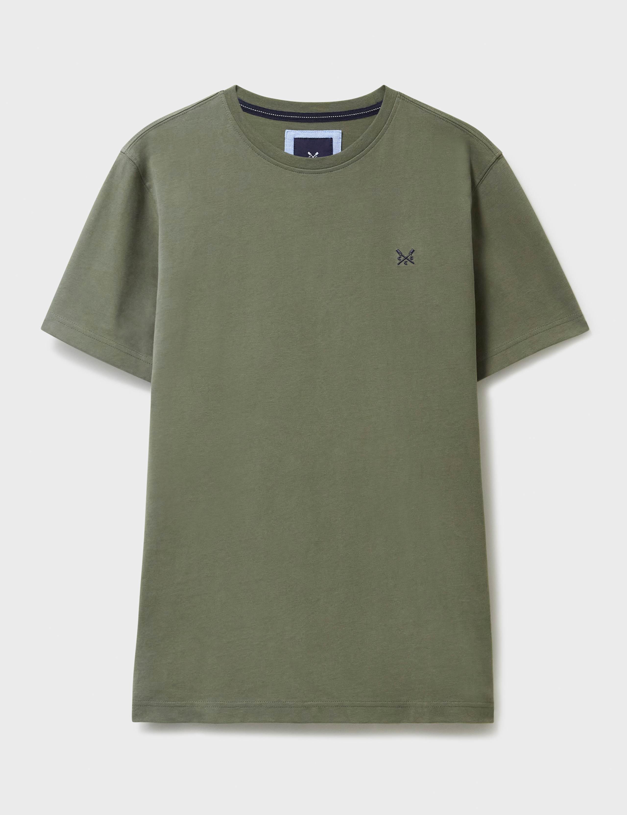 Pure Cotton Crew Neck T-Shirt