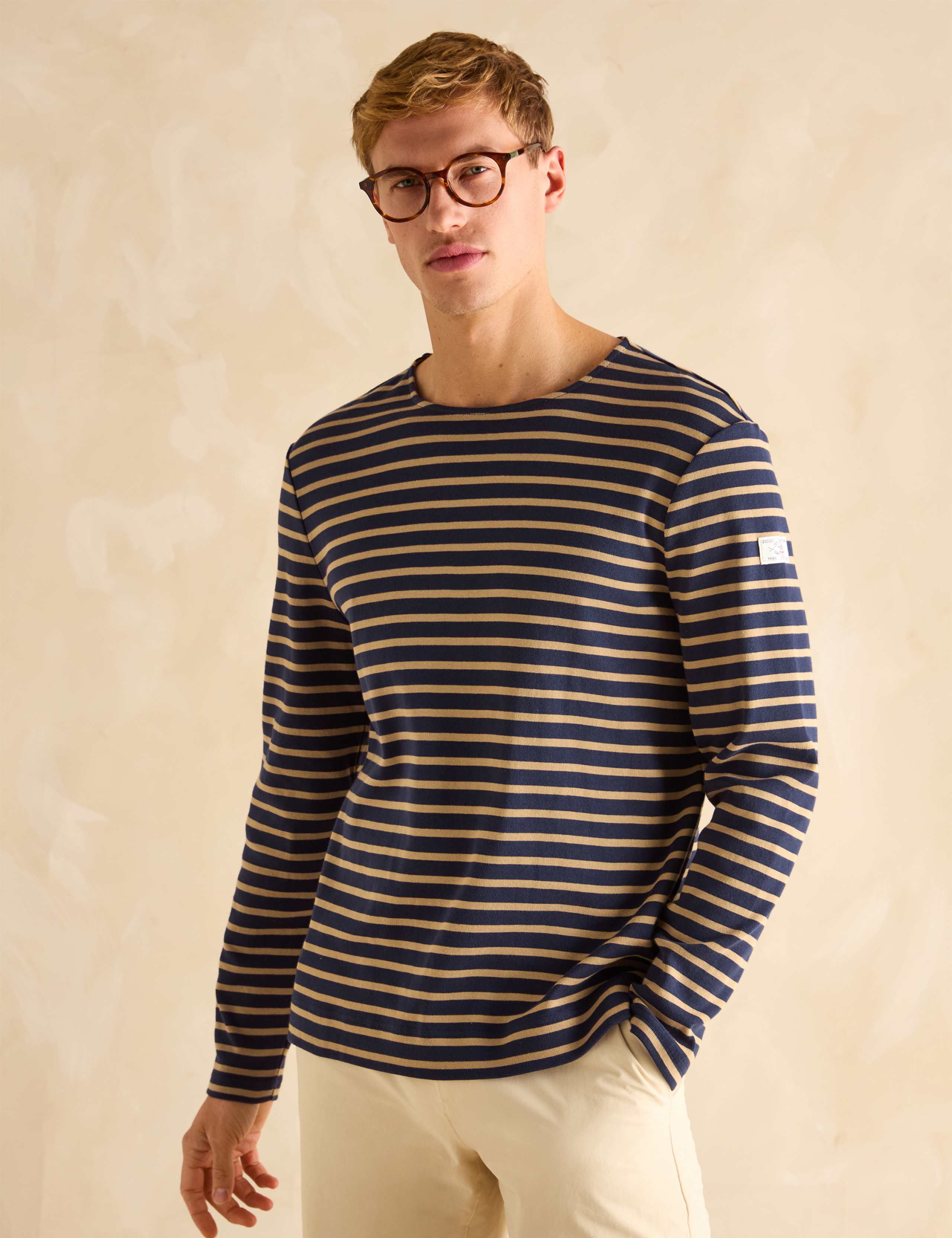 Pure Cotton Striped Long Sleeve Top