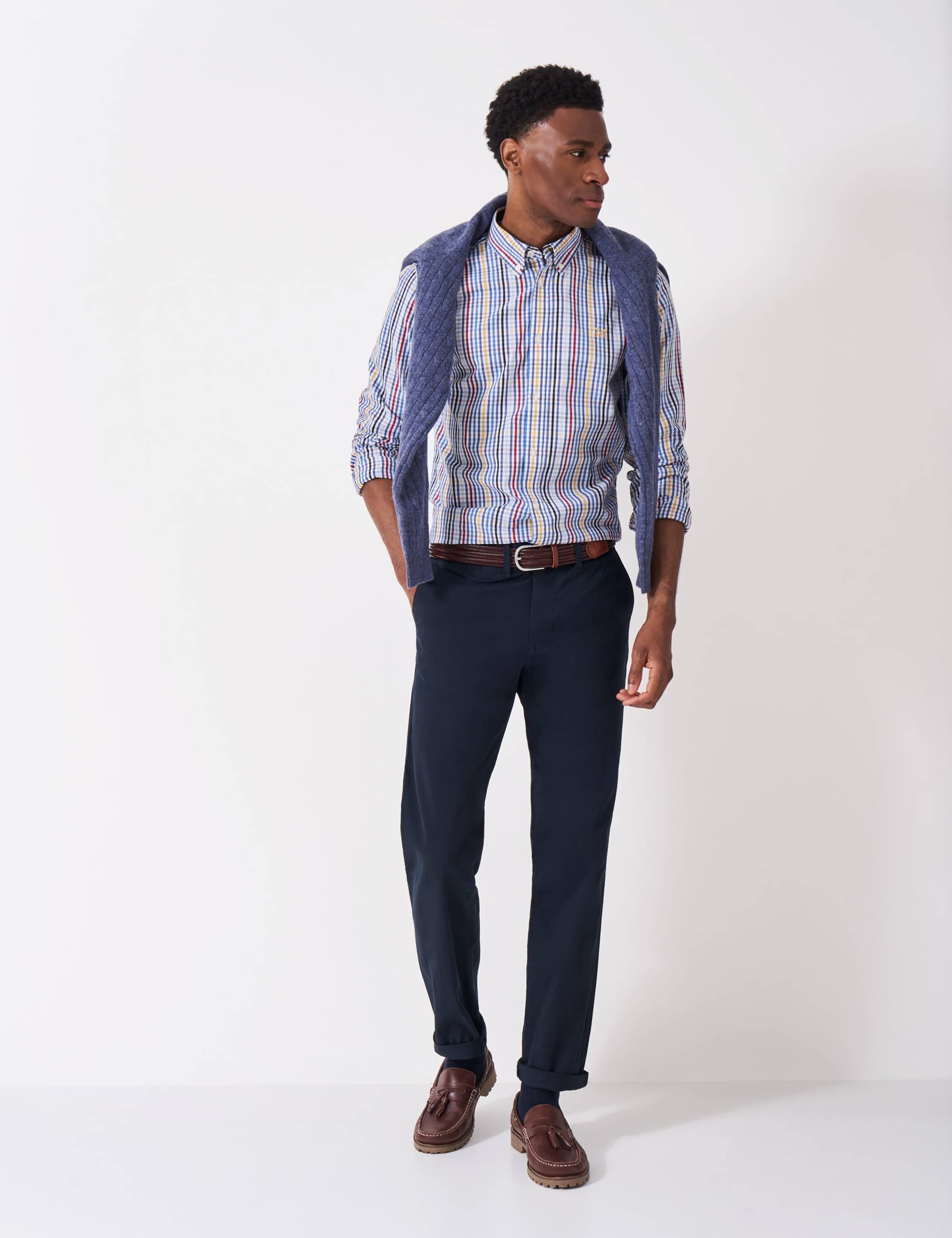 Slim Fit Pure Cotton Checked Shirt