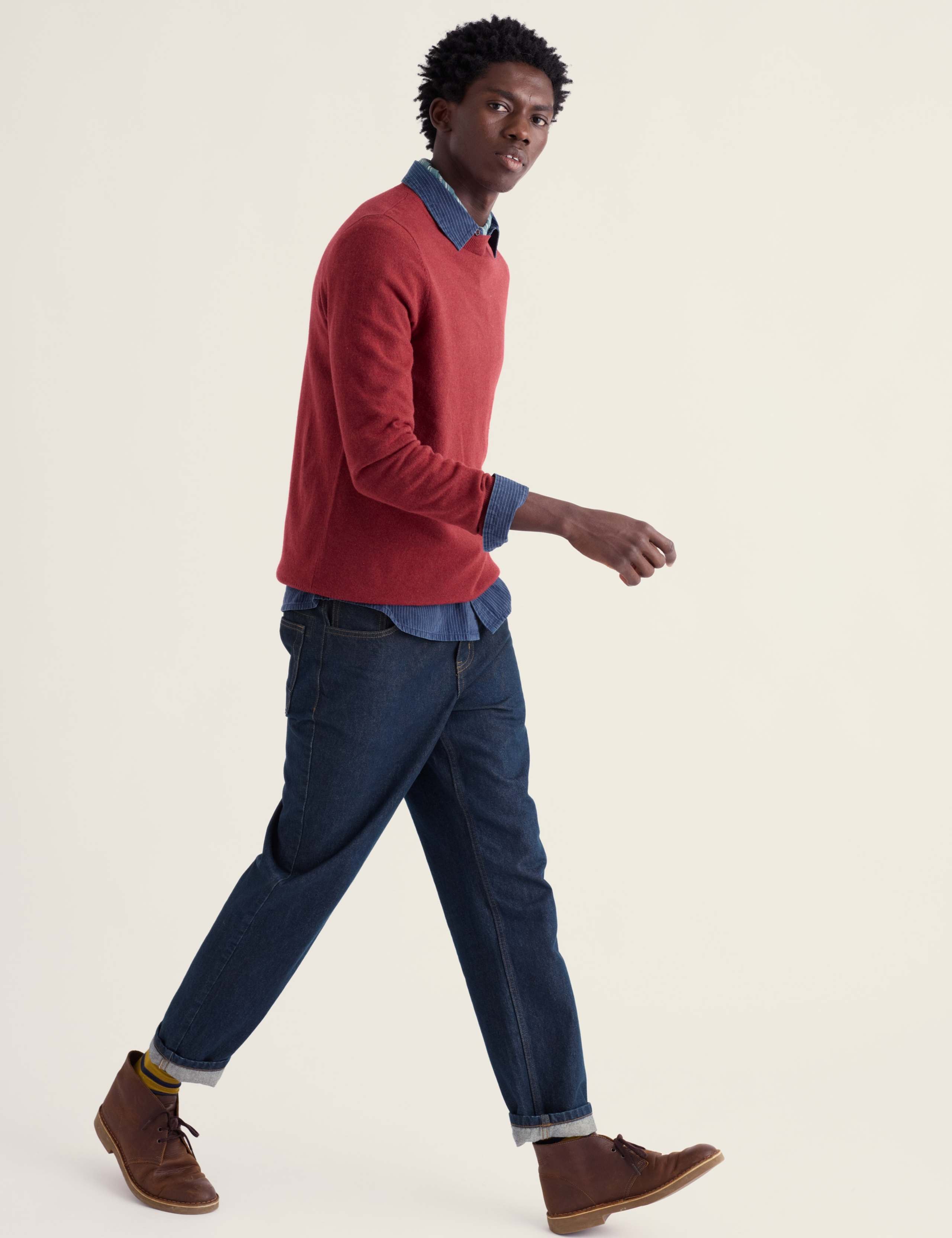 Prow Merino Wool Rich Crew Neck Jumper