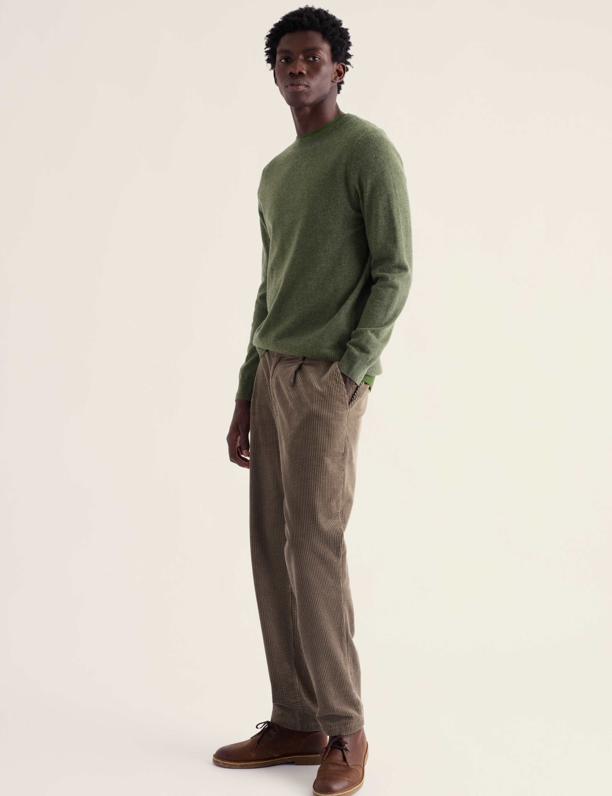 Prow Merino Wool Rich Crew Neck Jumper