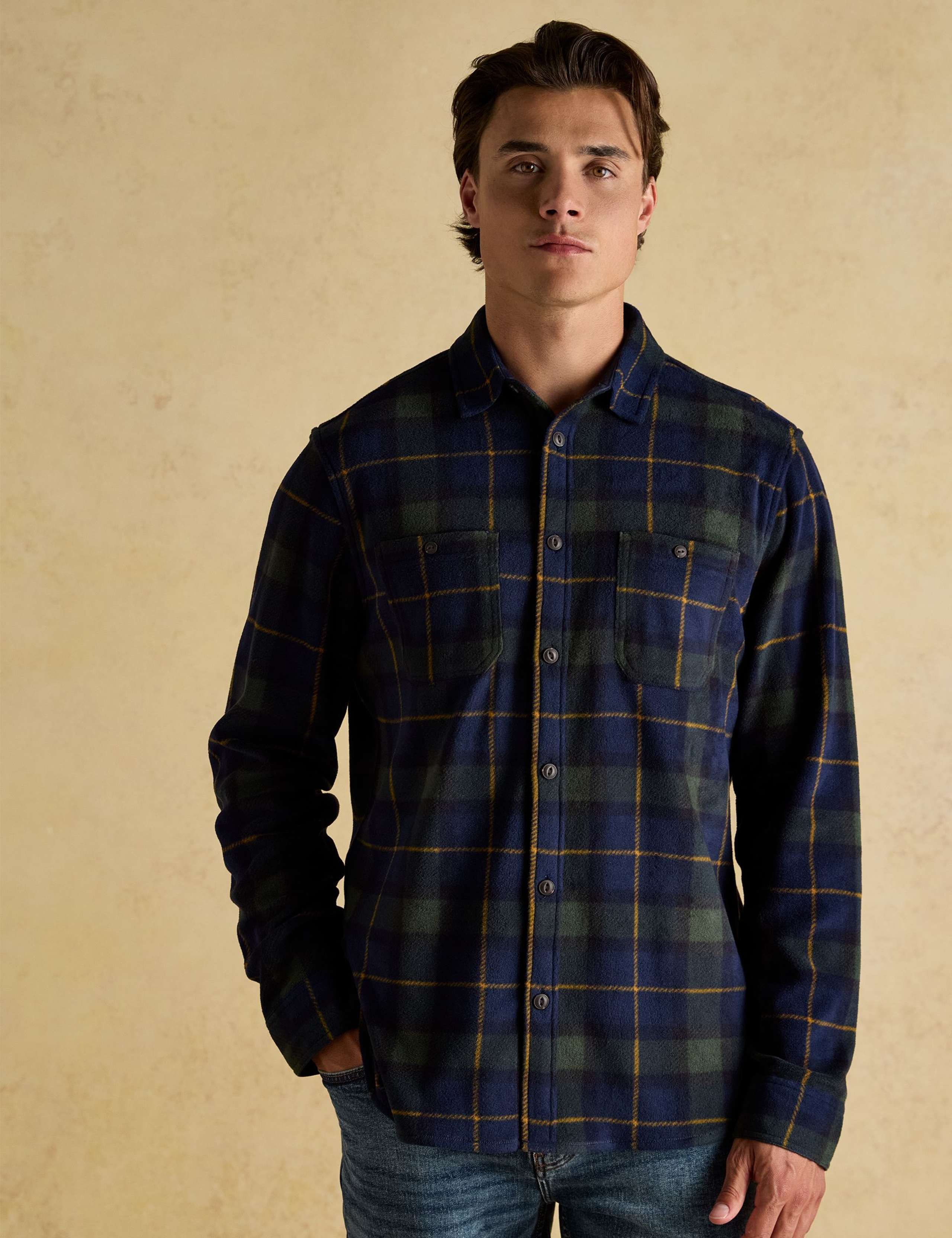 Regular Fit Checked Oxford Shirt