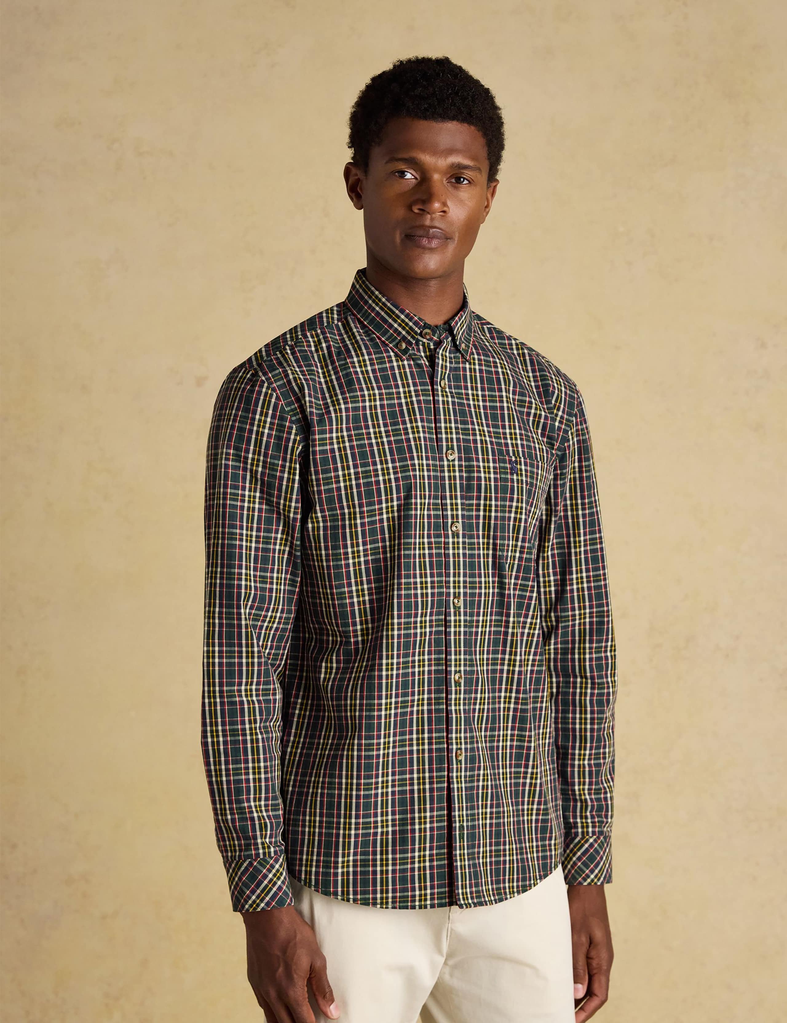Regular Fit Pure Cotton Check Shirt