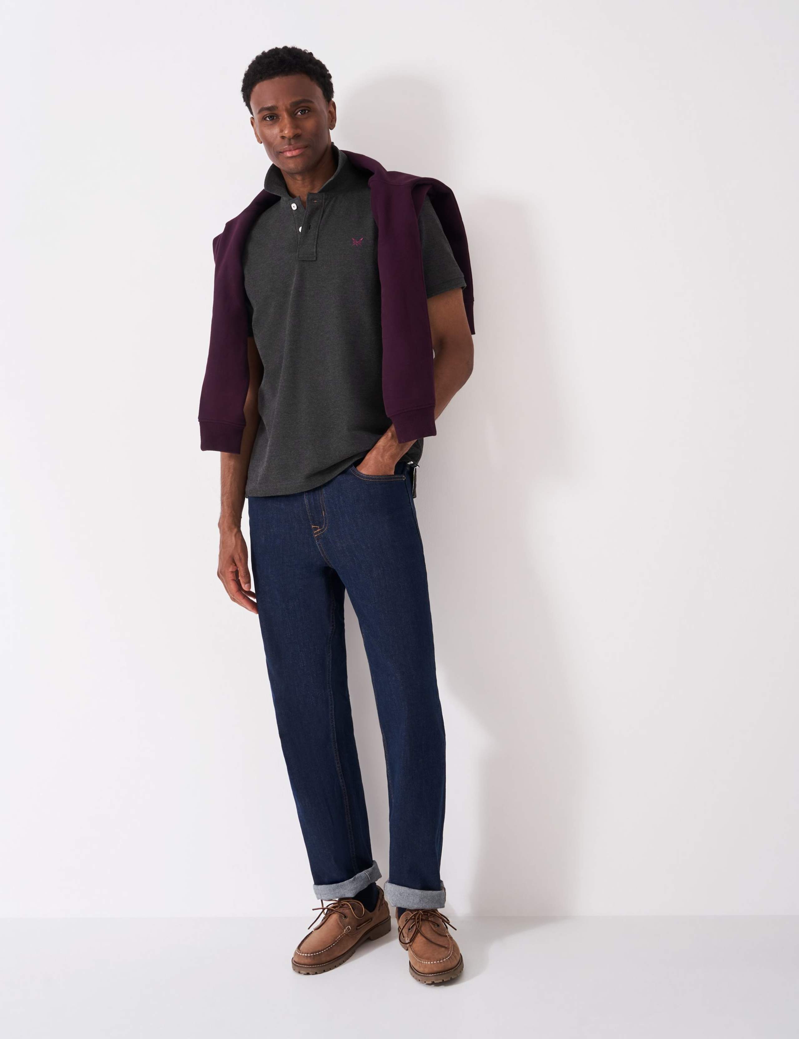 Pure Cotton Pique Polo Shirt