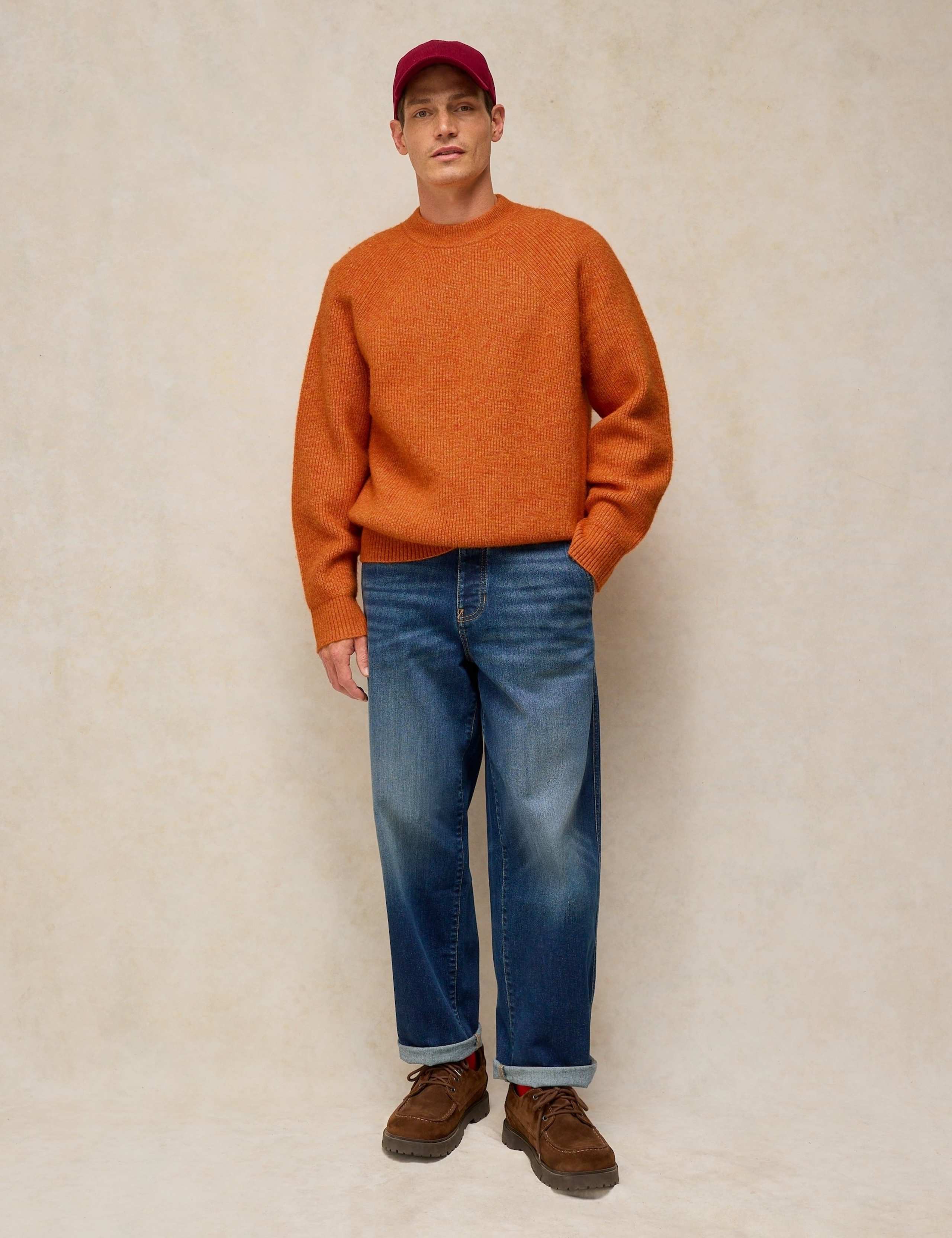 Crew Neck Fisherman Jumper