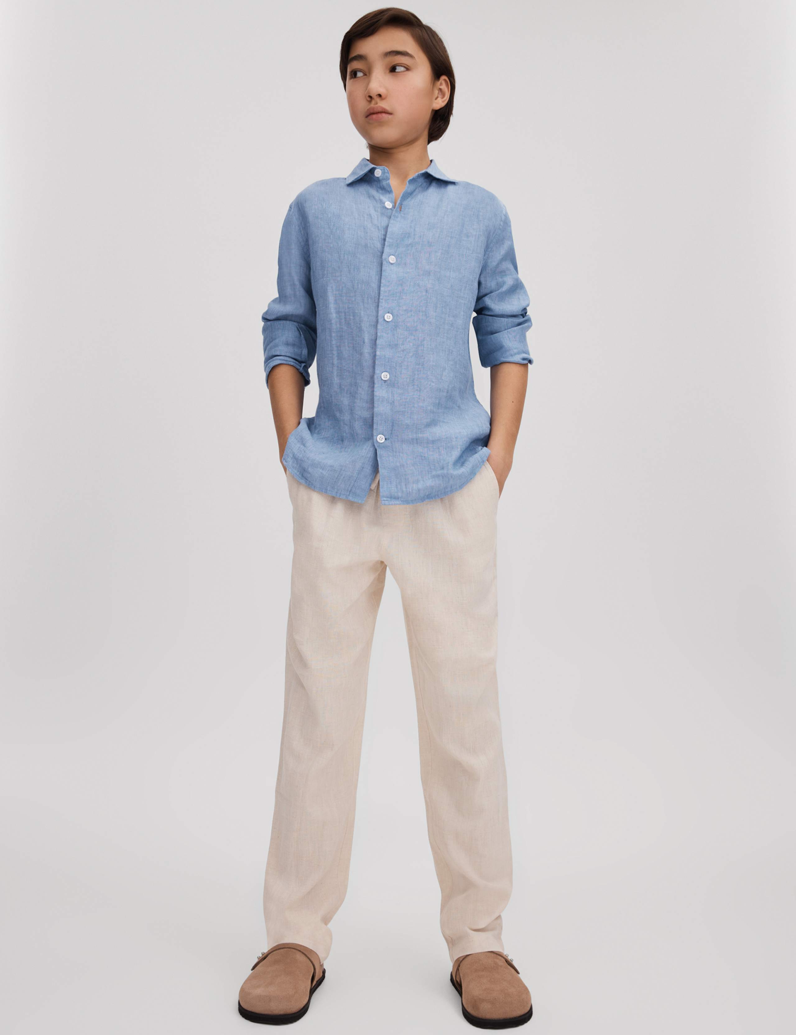 Pure Linen Shirt (3-14 Yrs)