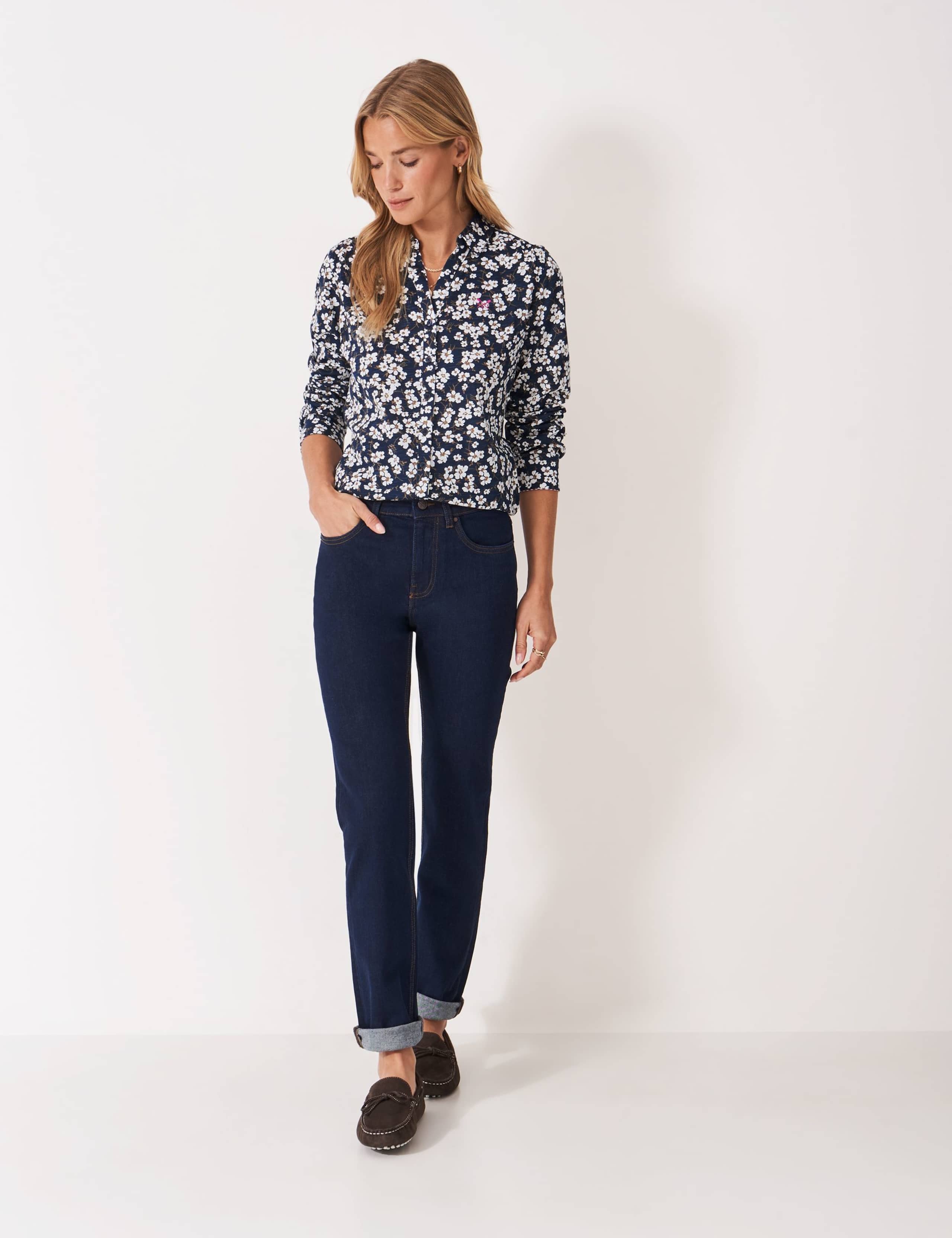 Pure Cotton Jersey Floral Shirt