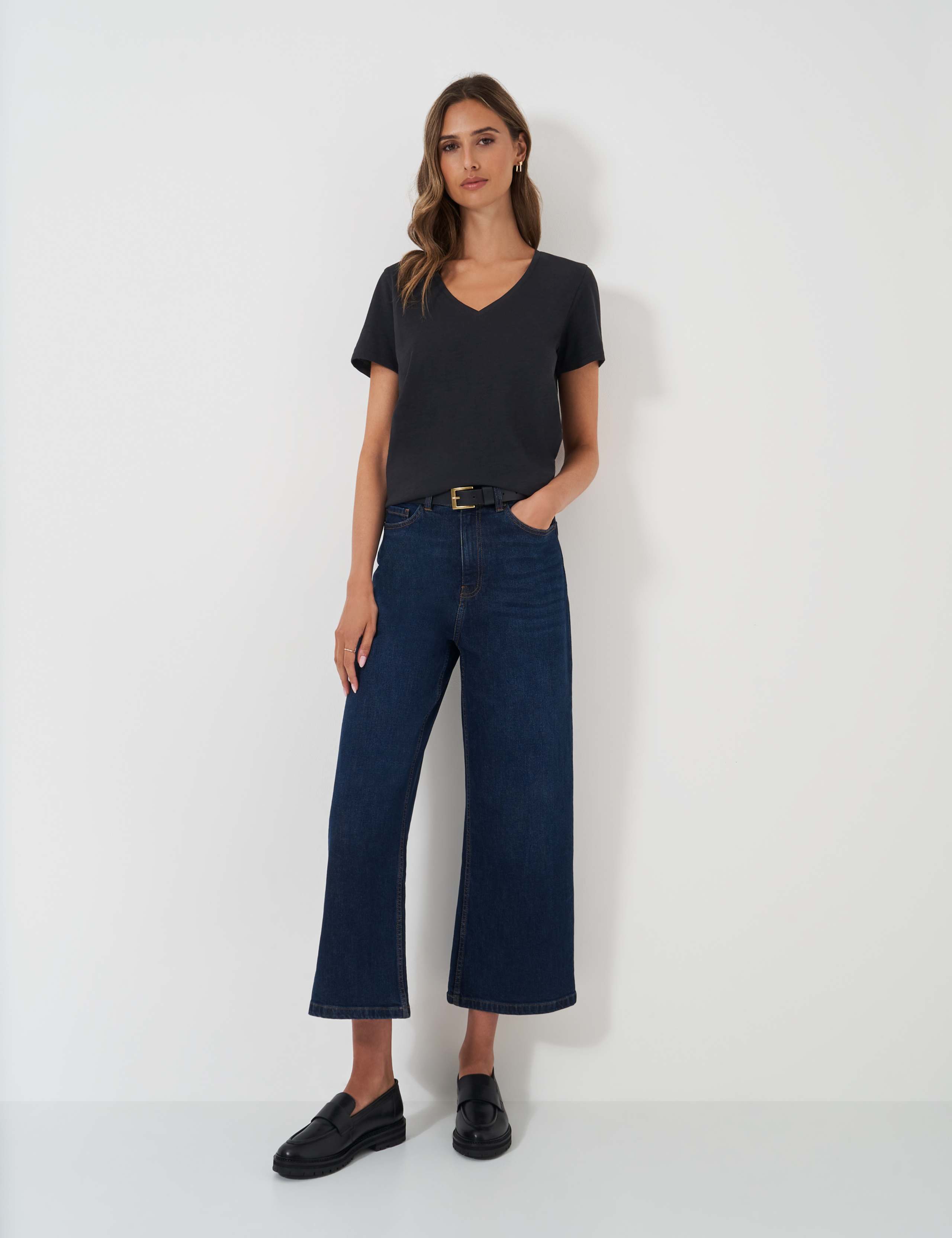 Pure Cotton V-Neck T-Shirt