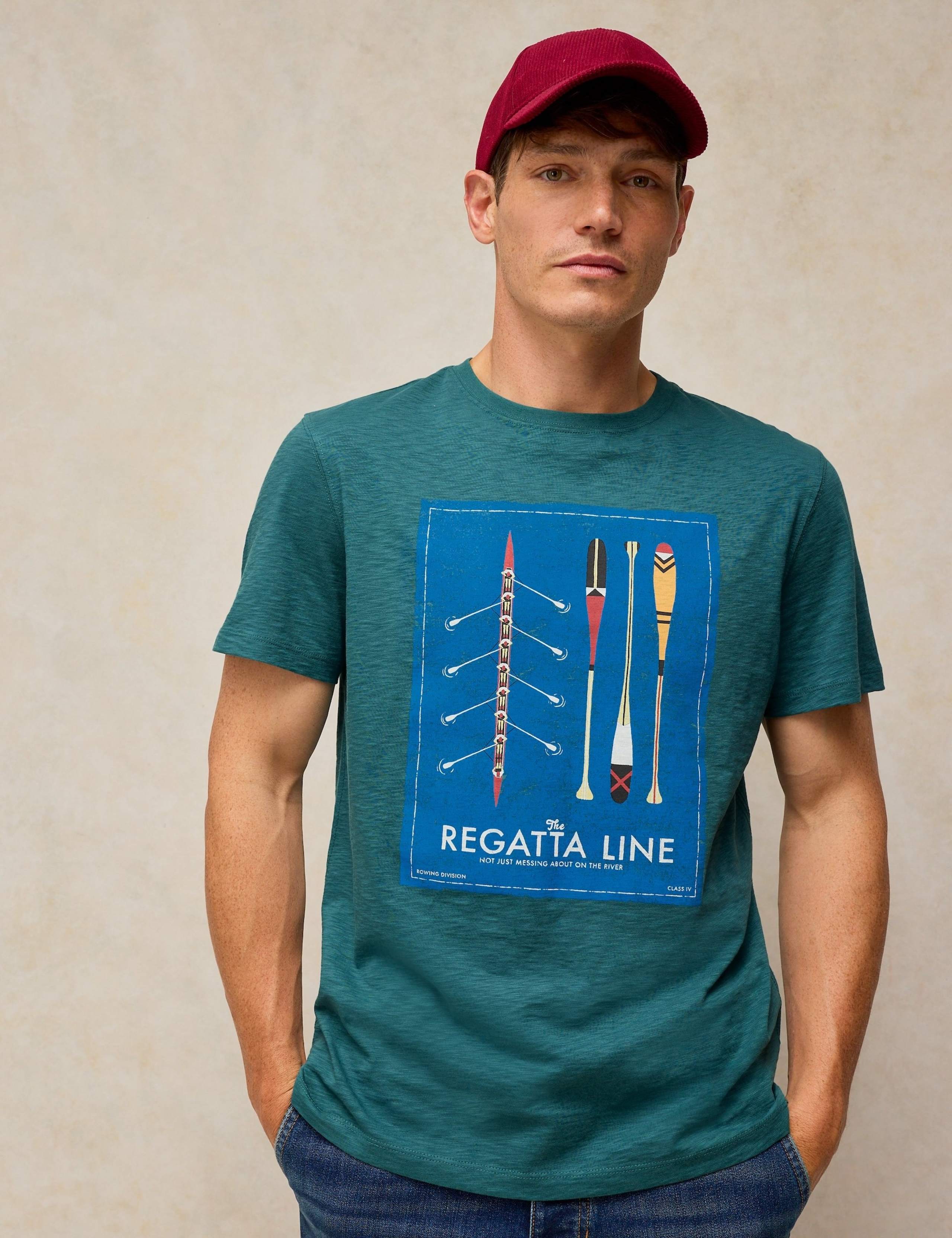 Cotton Graphic Crew Neck Short Sleeve T-Shirt