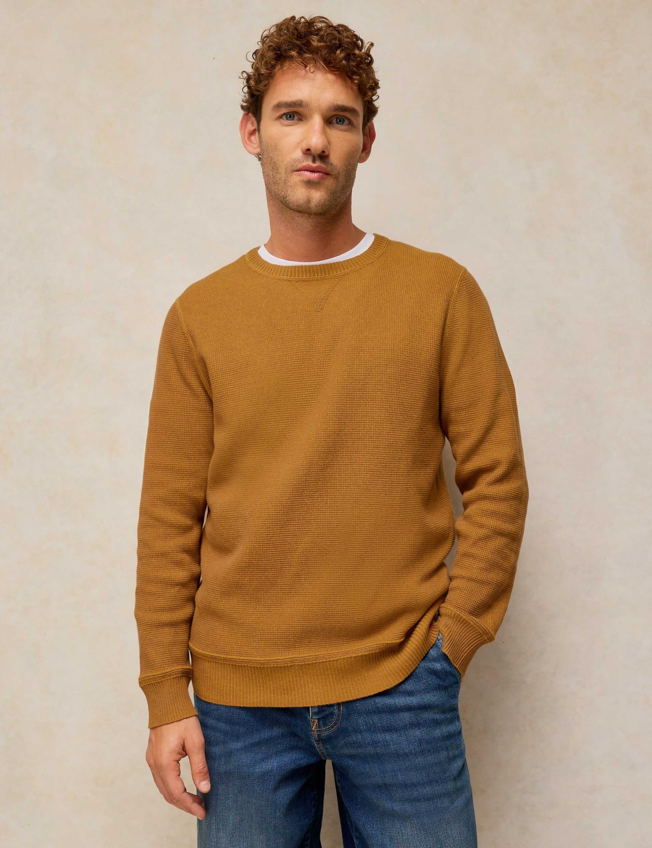 Pure Cotton Crew Neck Jumper