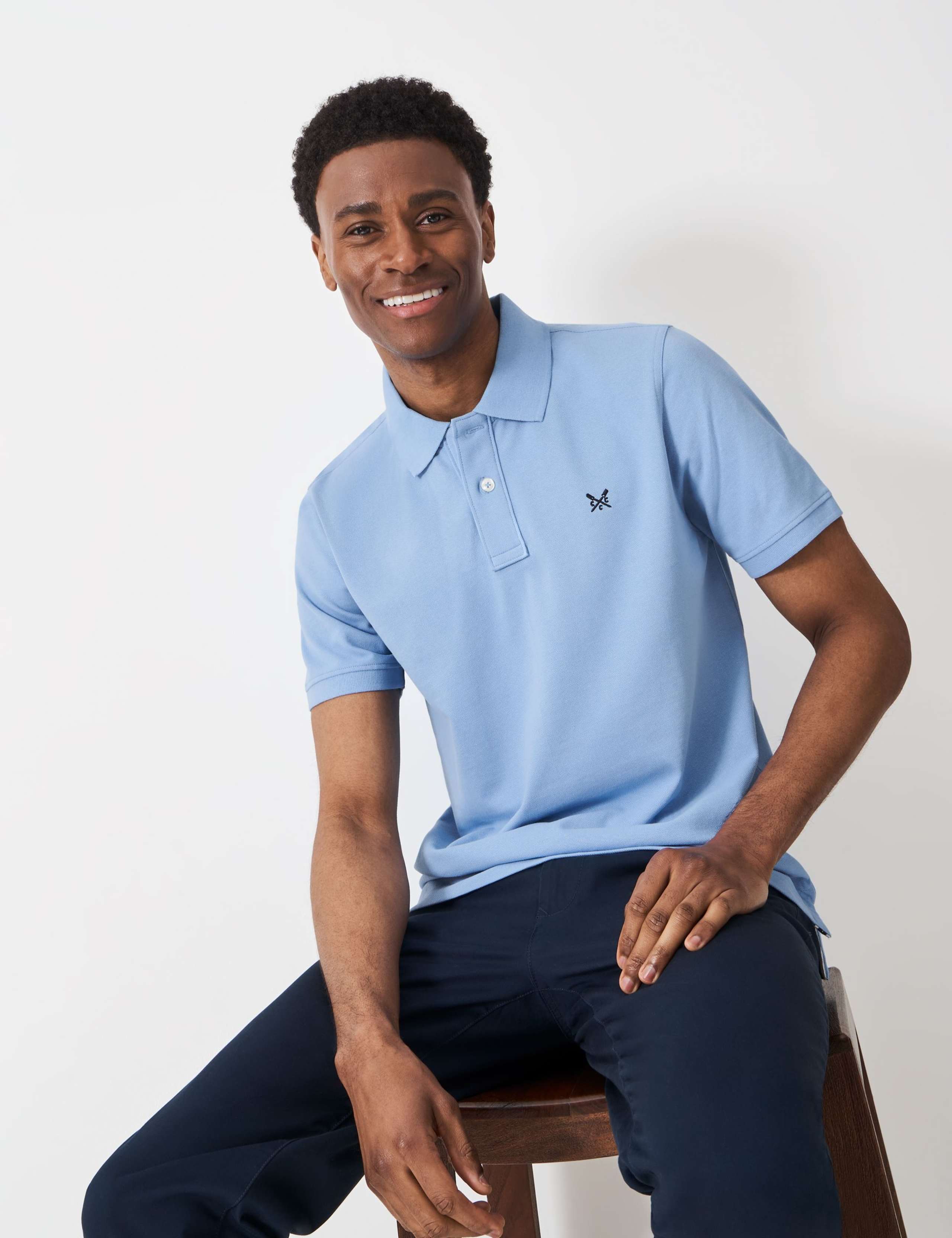 Pure Cotton Pique Polo Shirt