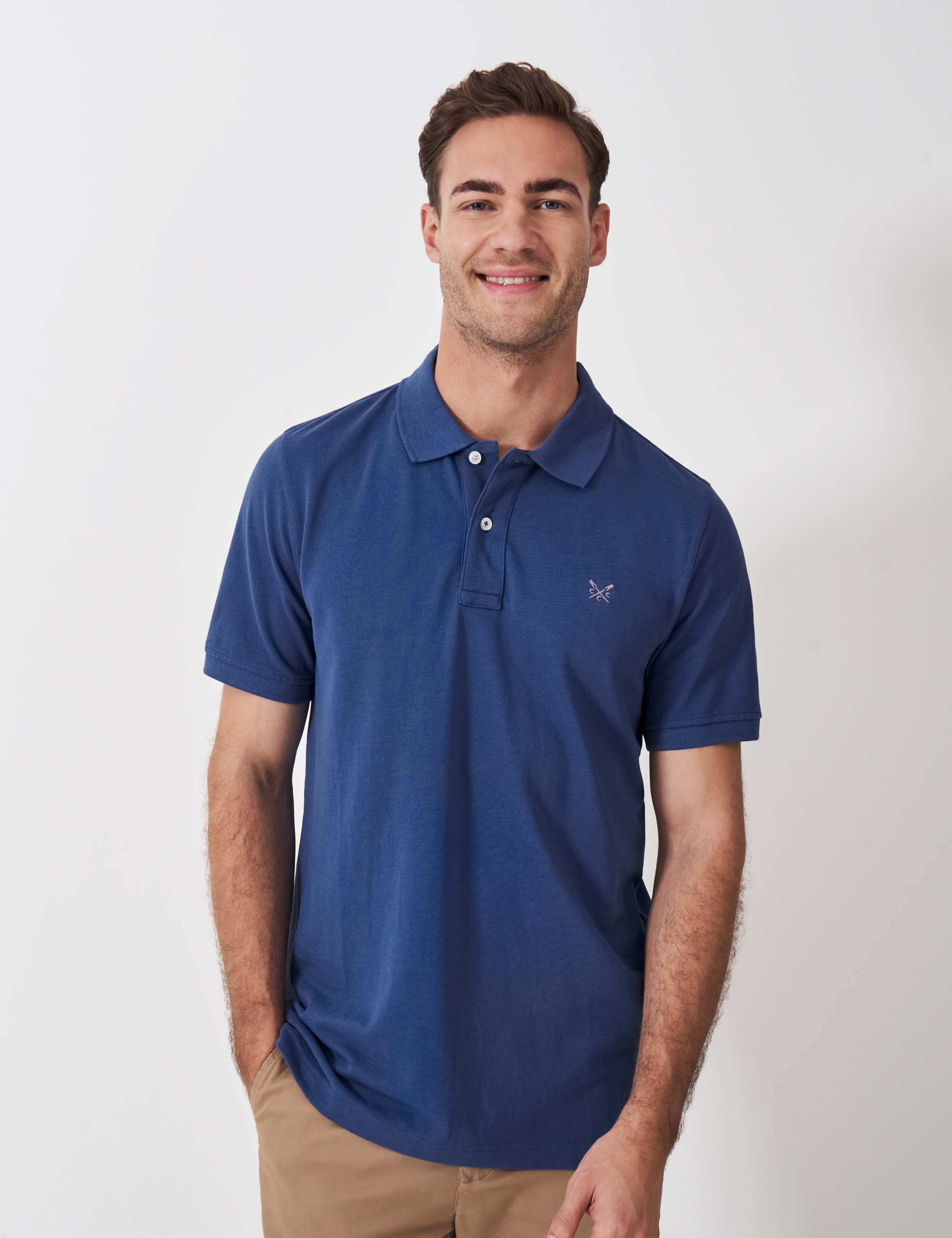 Pure Cotton Pique Polo Shirt