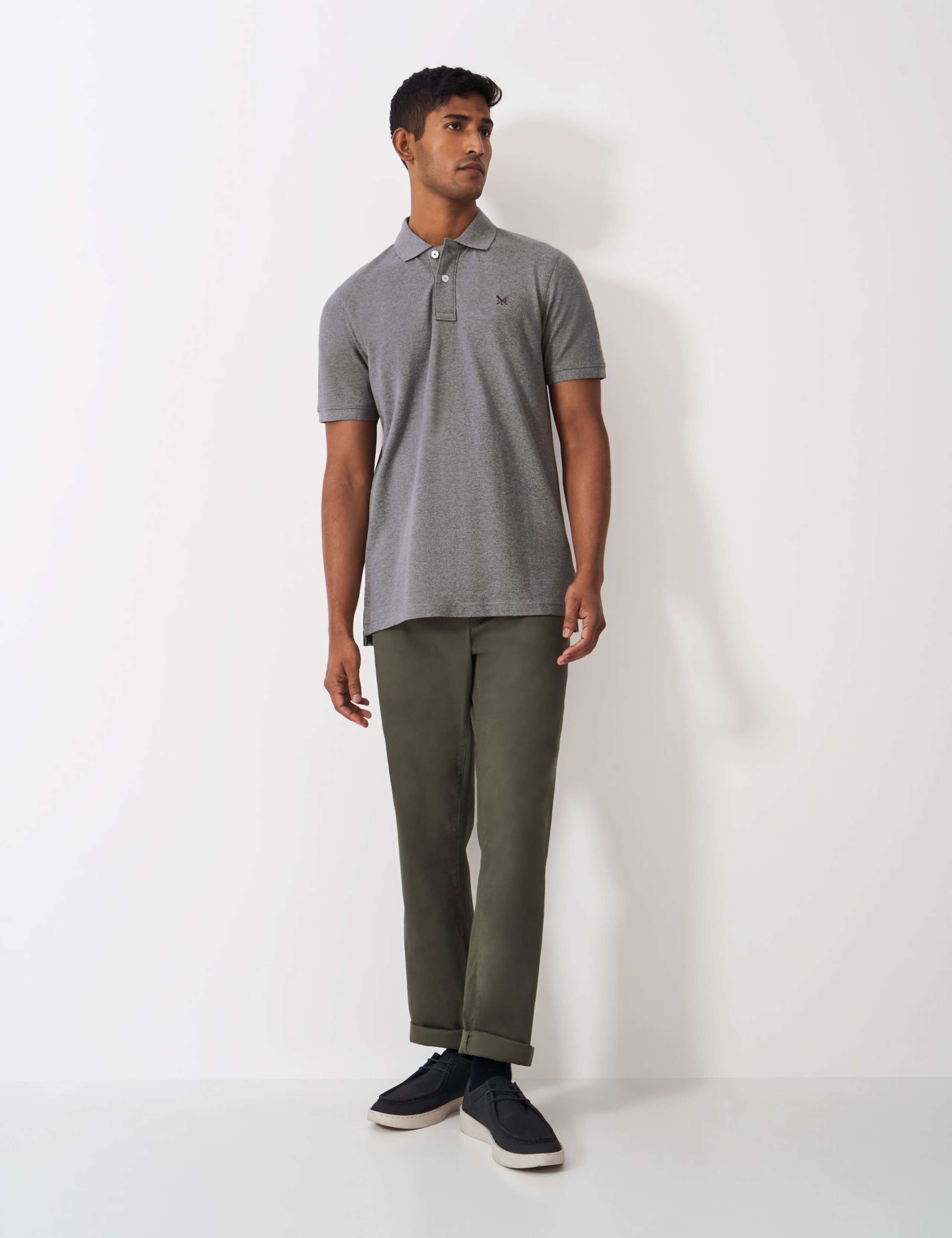Pure Cotton Pique Polo Shirt