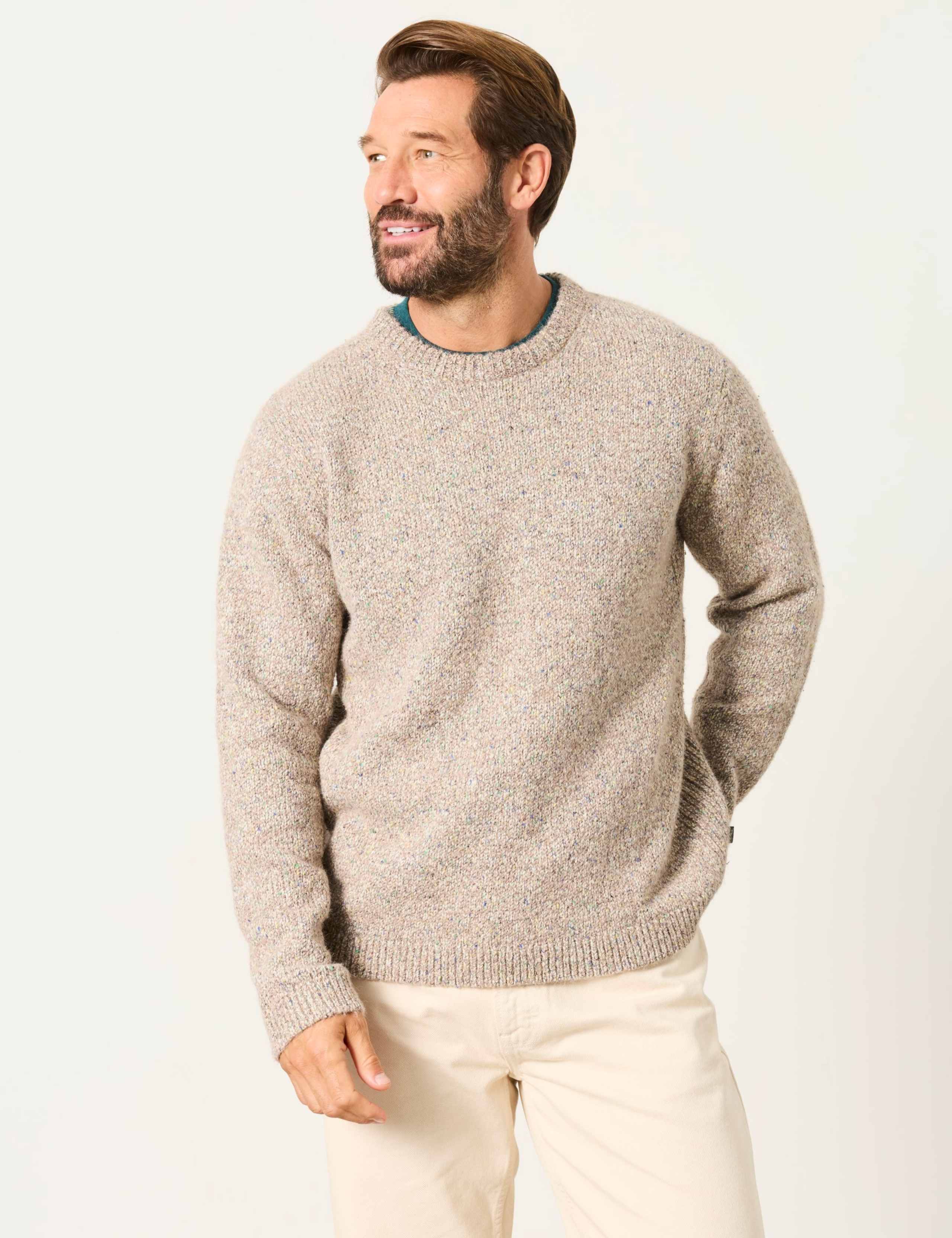 Cotton Rich Crew Neck Jumper