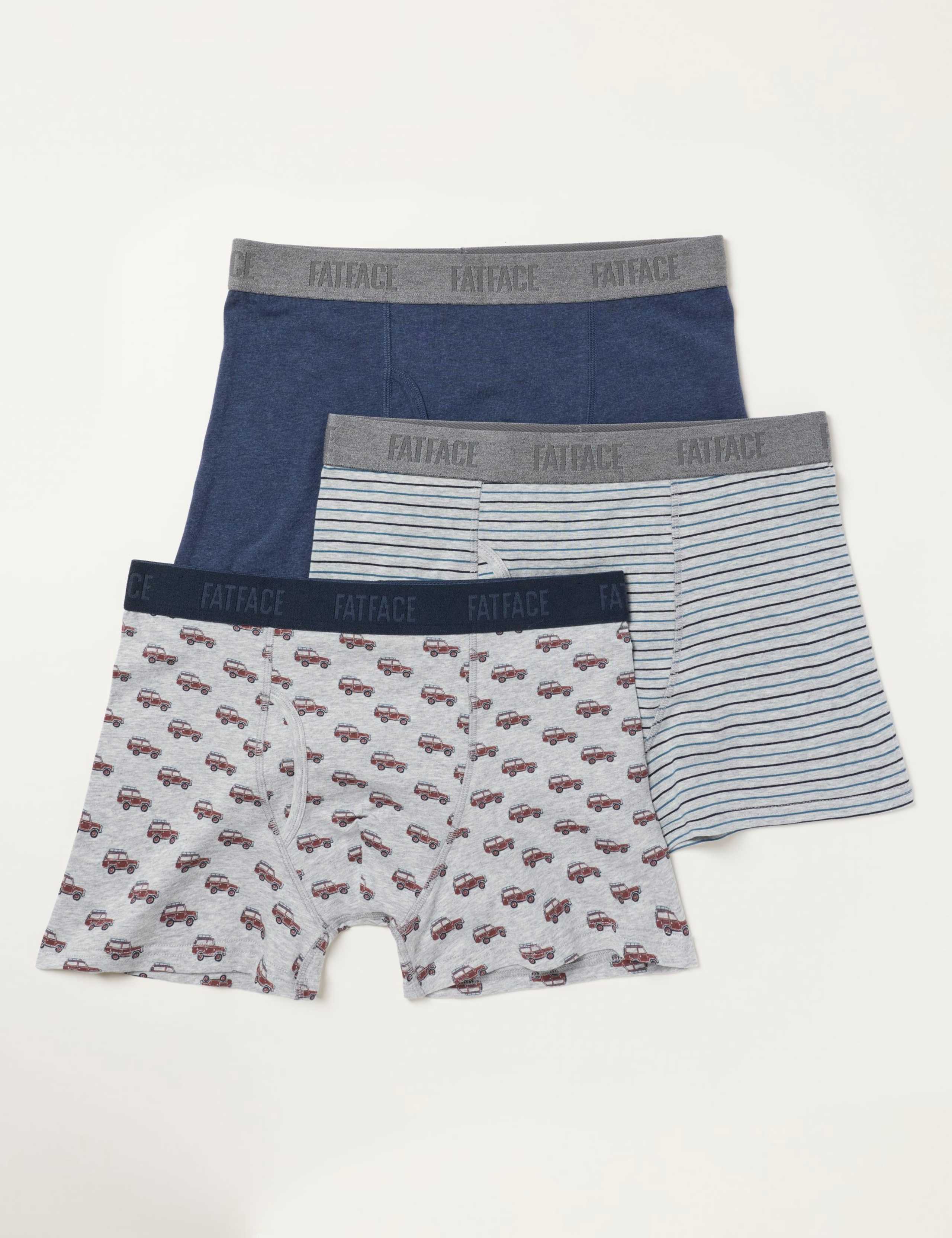 3pk Cotton Rich Premium Stretch Boxers