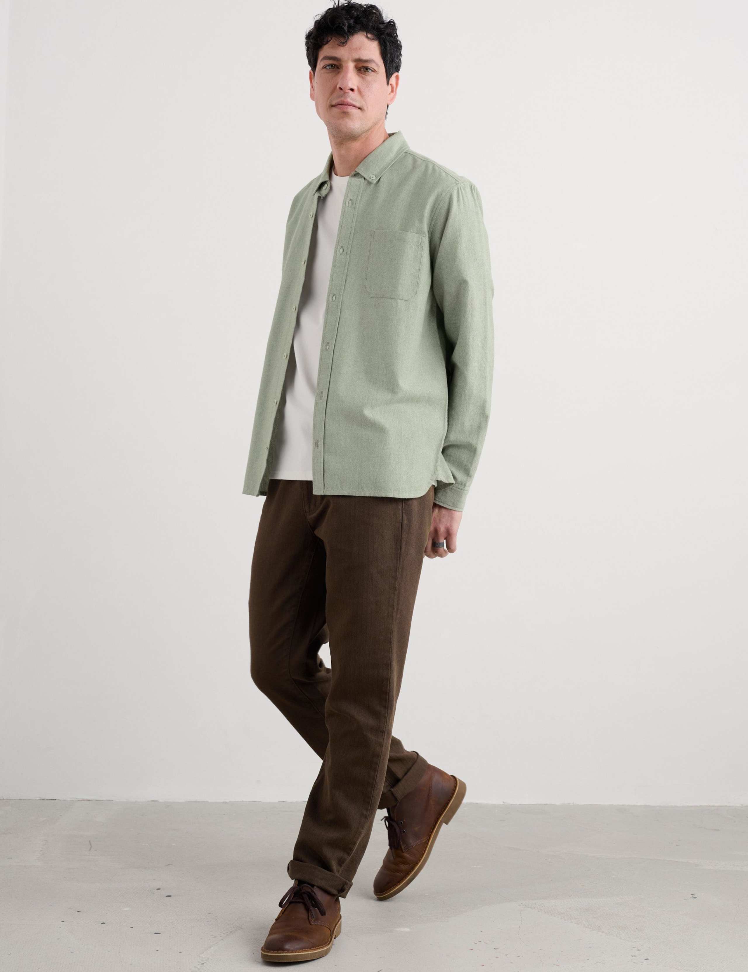 Pure Cotton Oxford Shirt