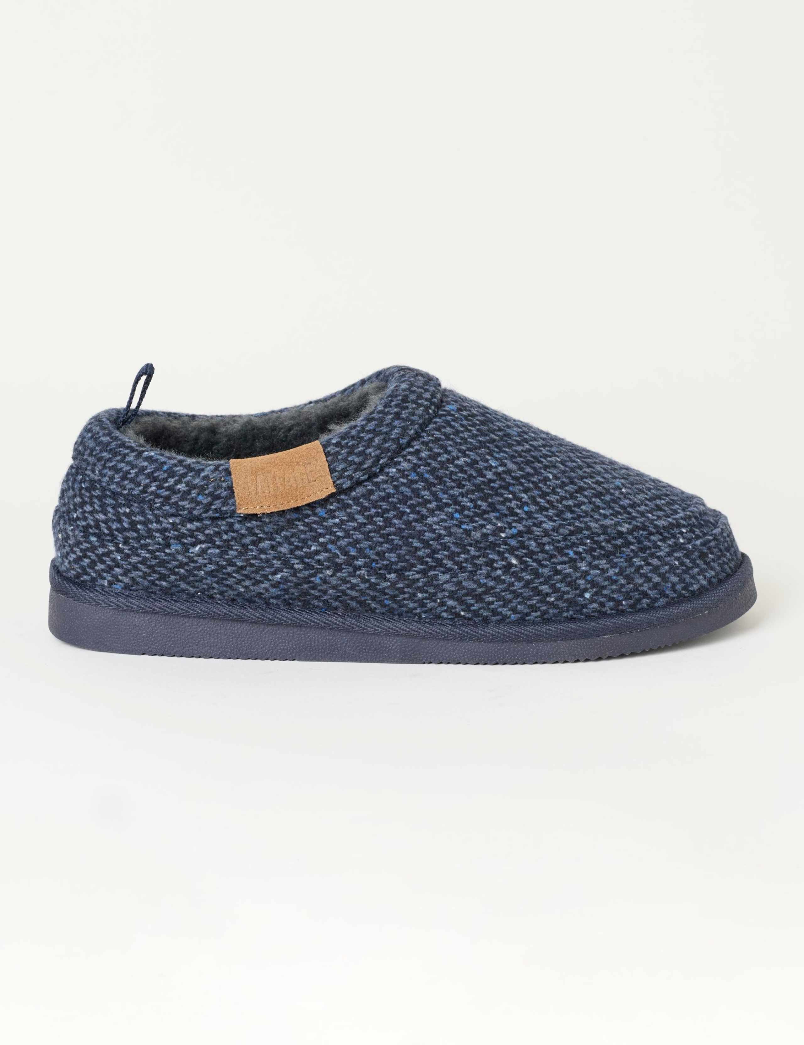 Flecked Mule Slippers
