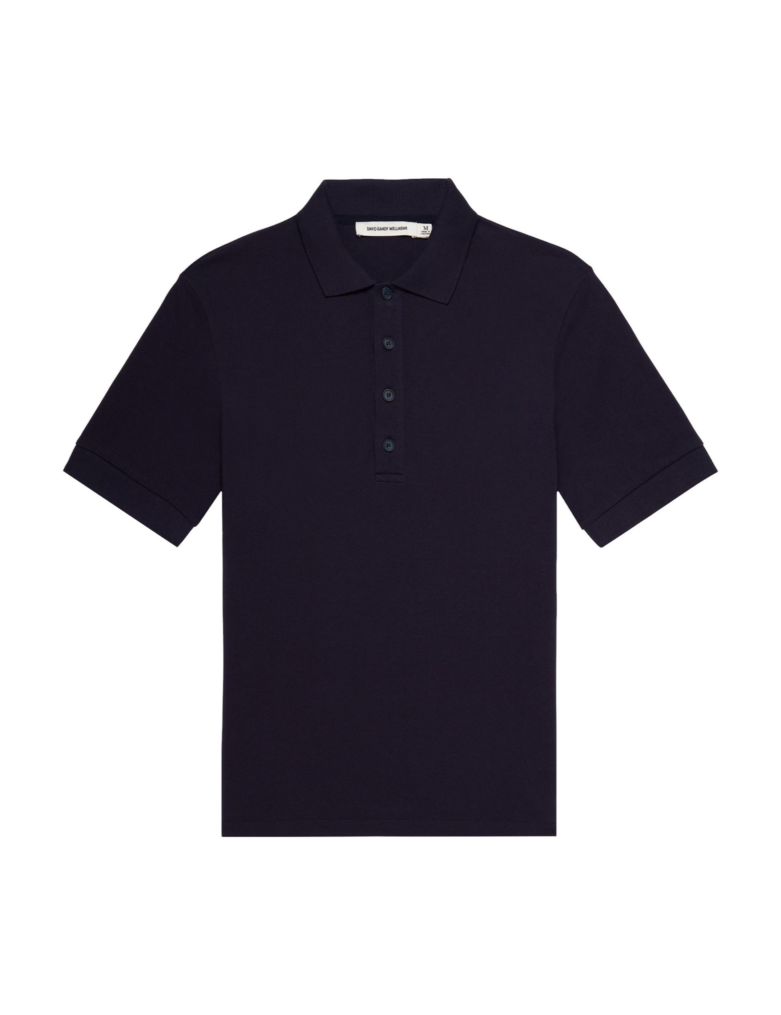 Pure Cotton Textured Polo Shirt