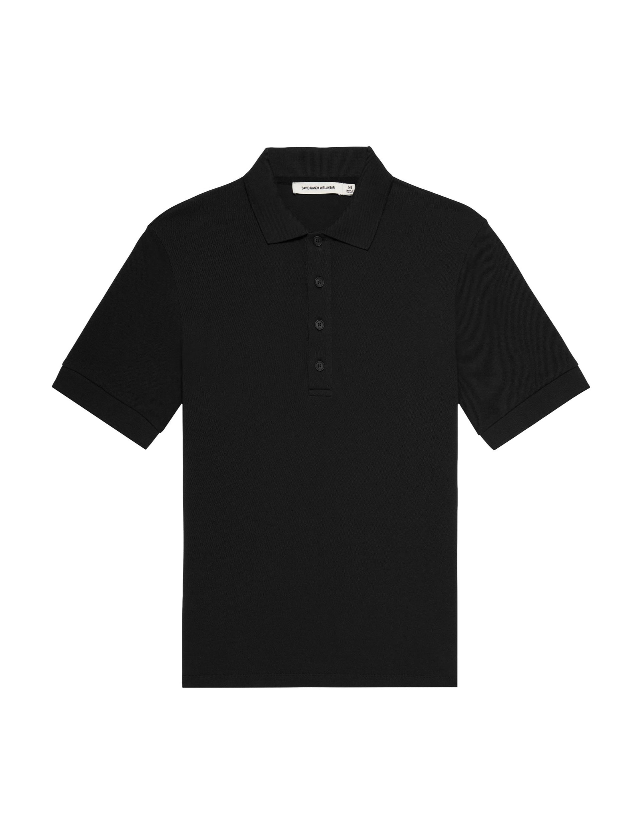 Pure Cotton Textured Polo Shirt