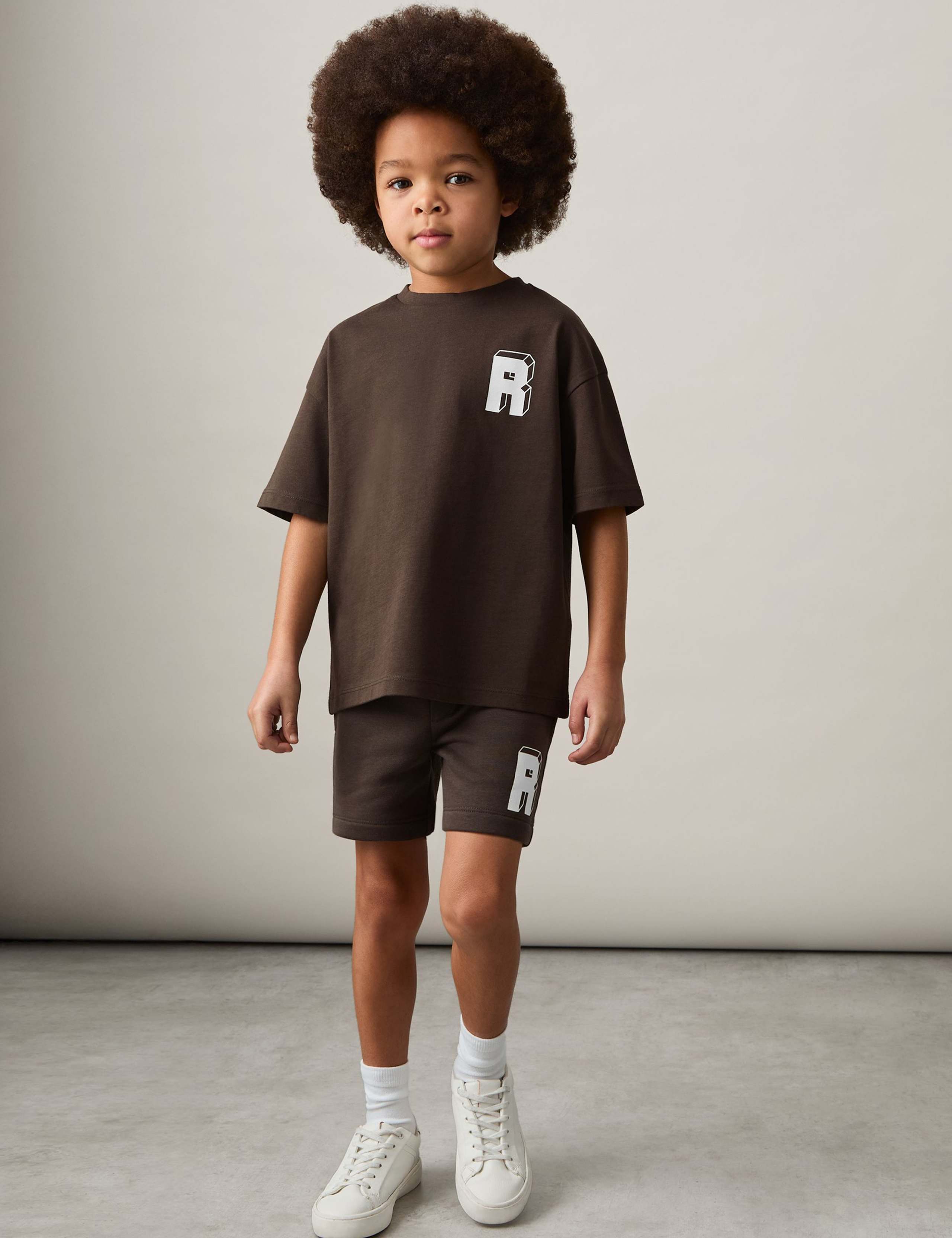 Pure Cotton Logo Slogan T-Shirt (3-14 Yrs)
