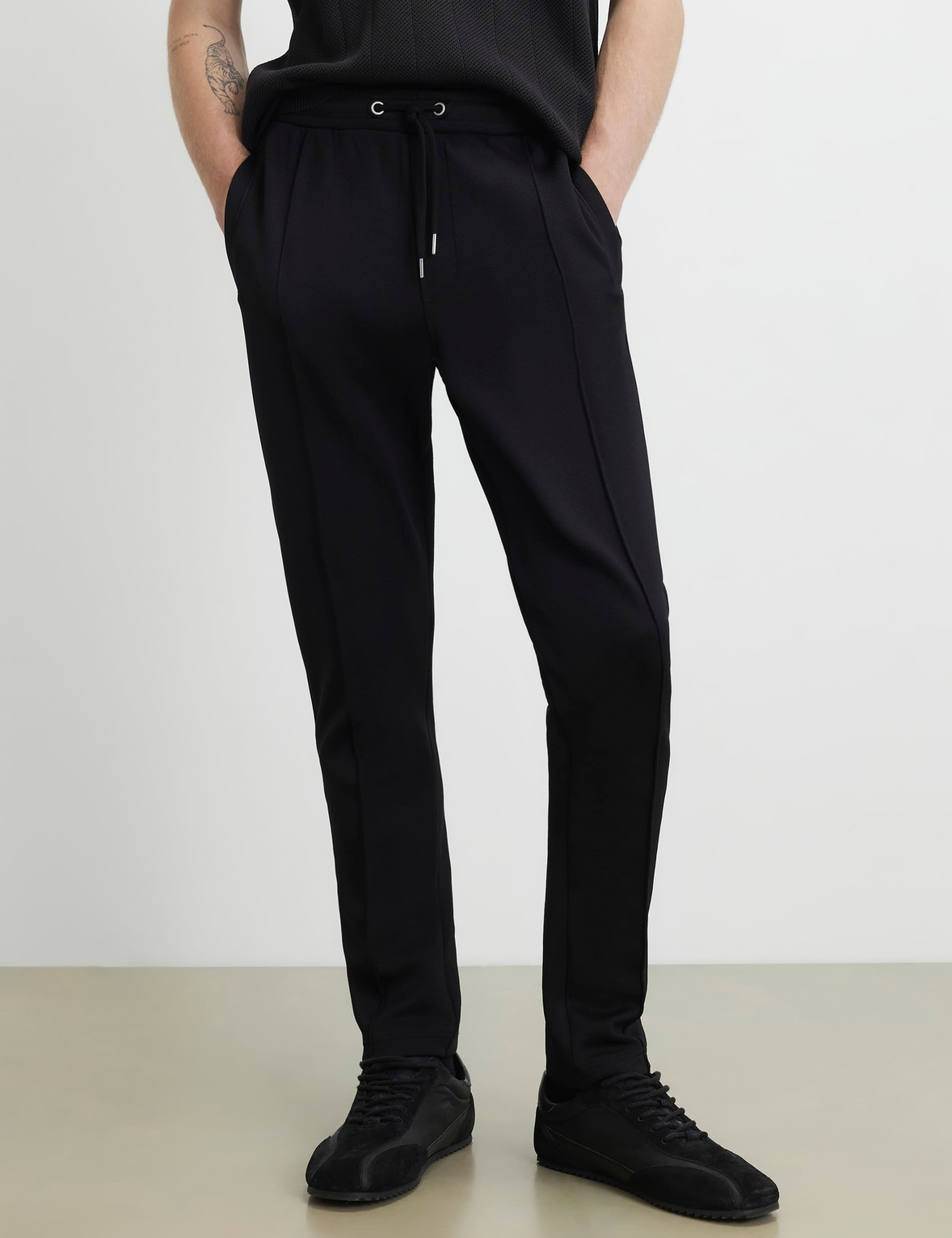 Textured Slim Fit Joggers
