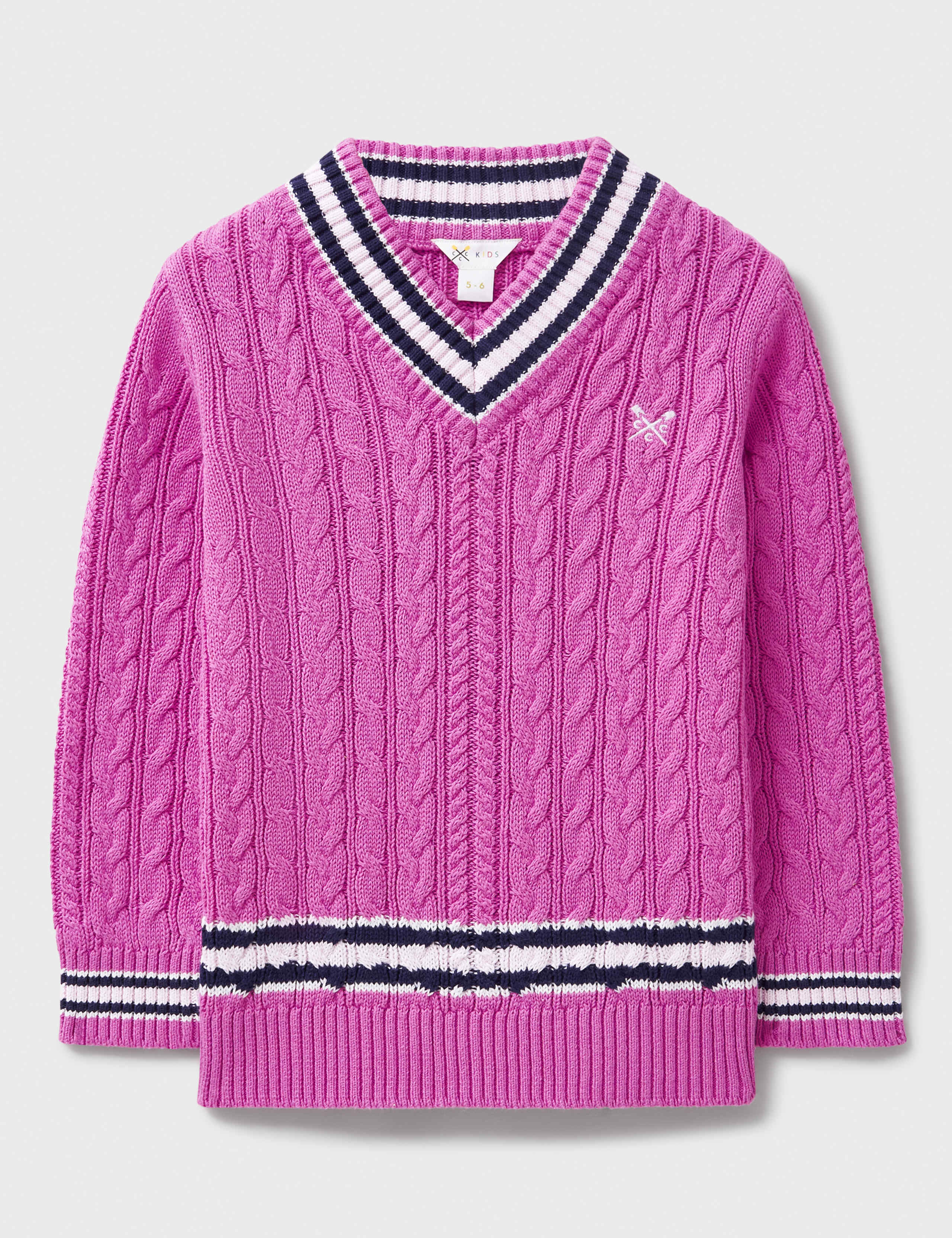 Pure Cotton Striped Jumper (3-12 Yrs)