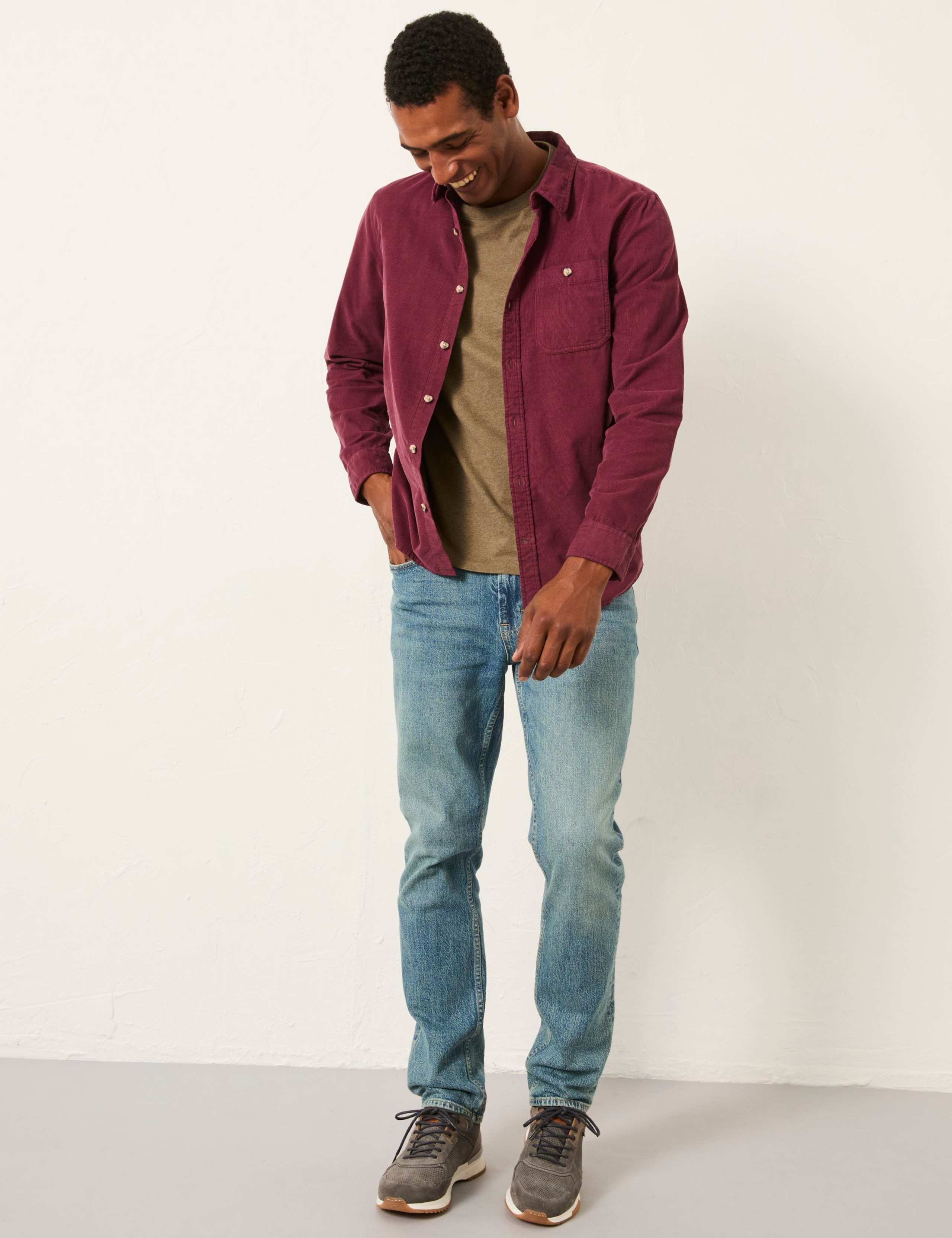 Regular Fit Corduroy Shirt