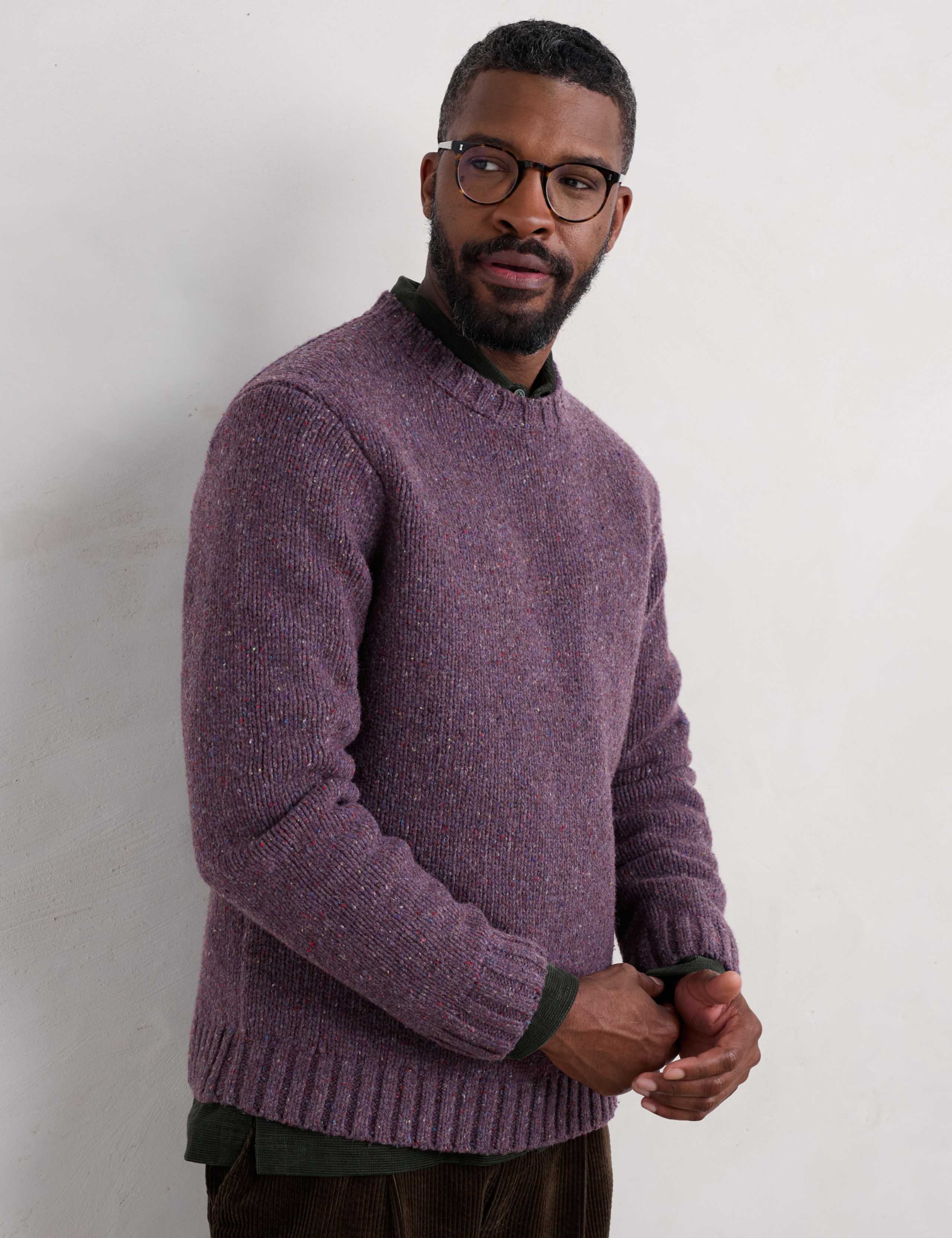Pure Wool Crew Neck Jumper