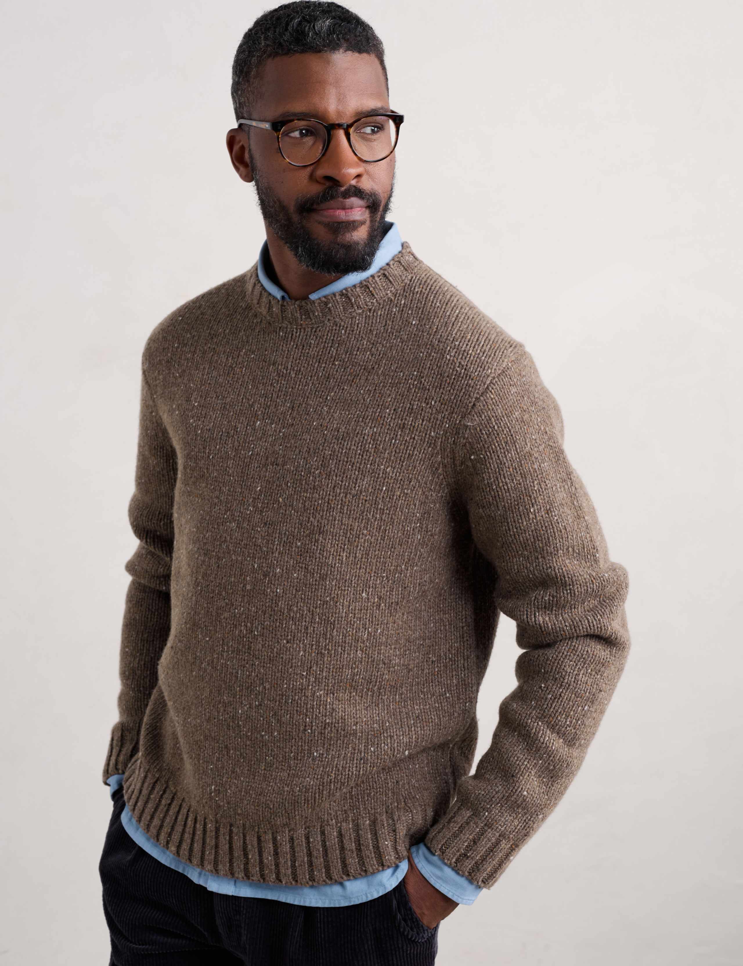 Pure Wool Crew Neck Jumper