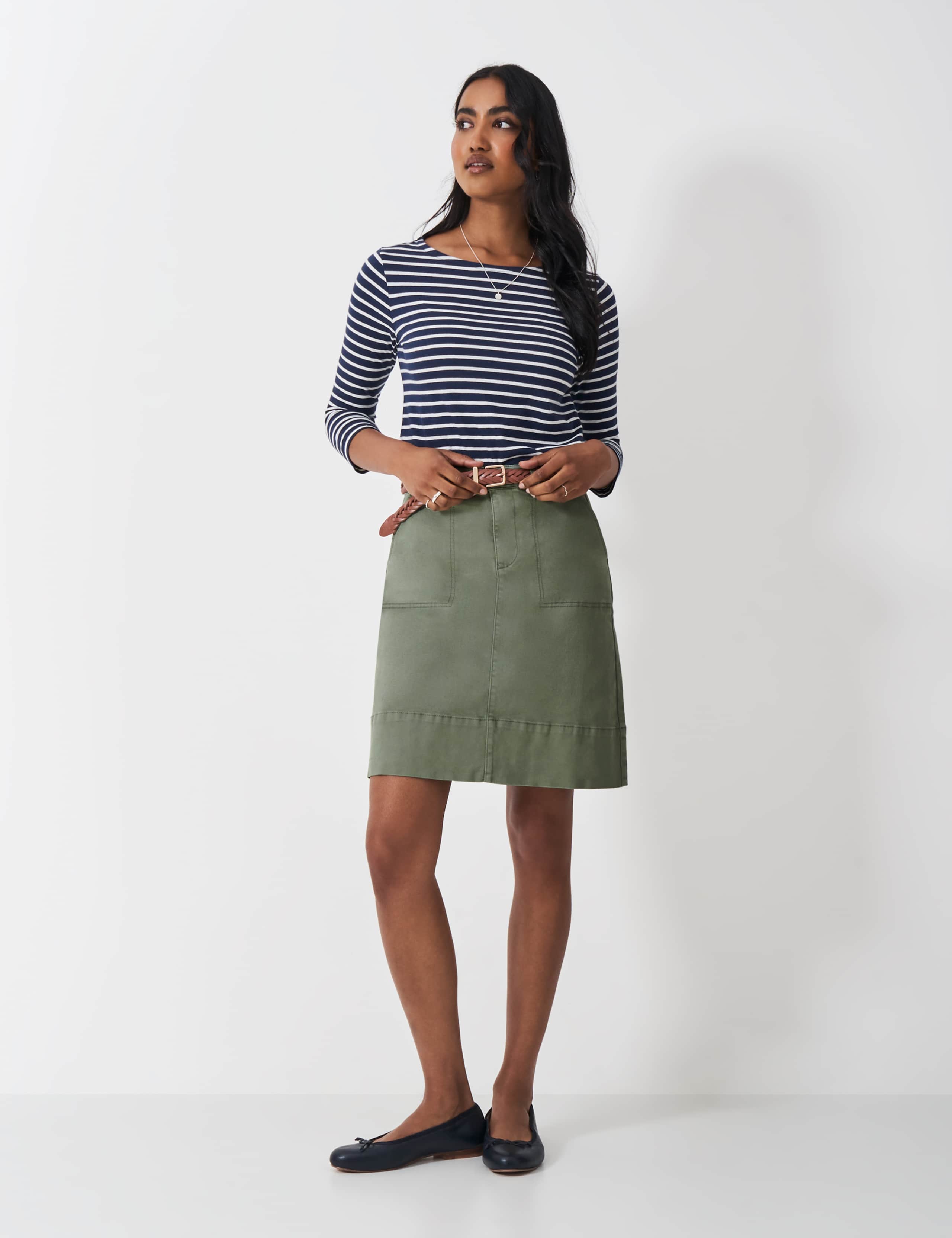 Denim Mini Skirt