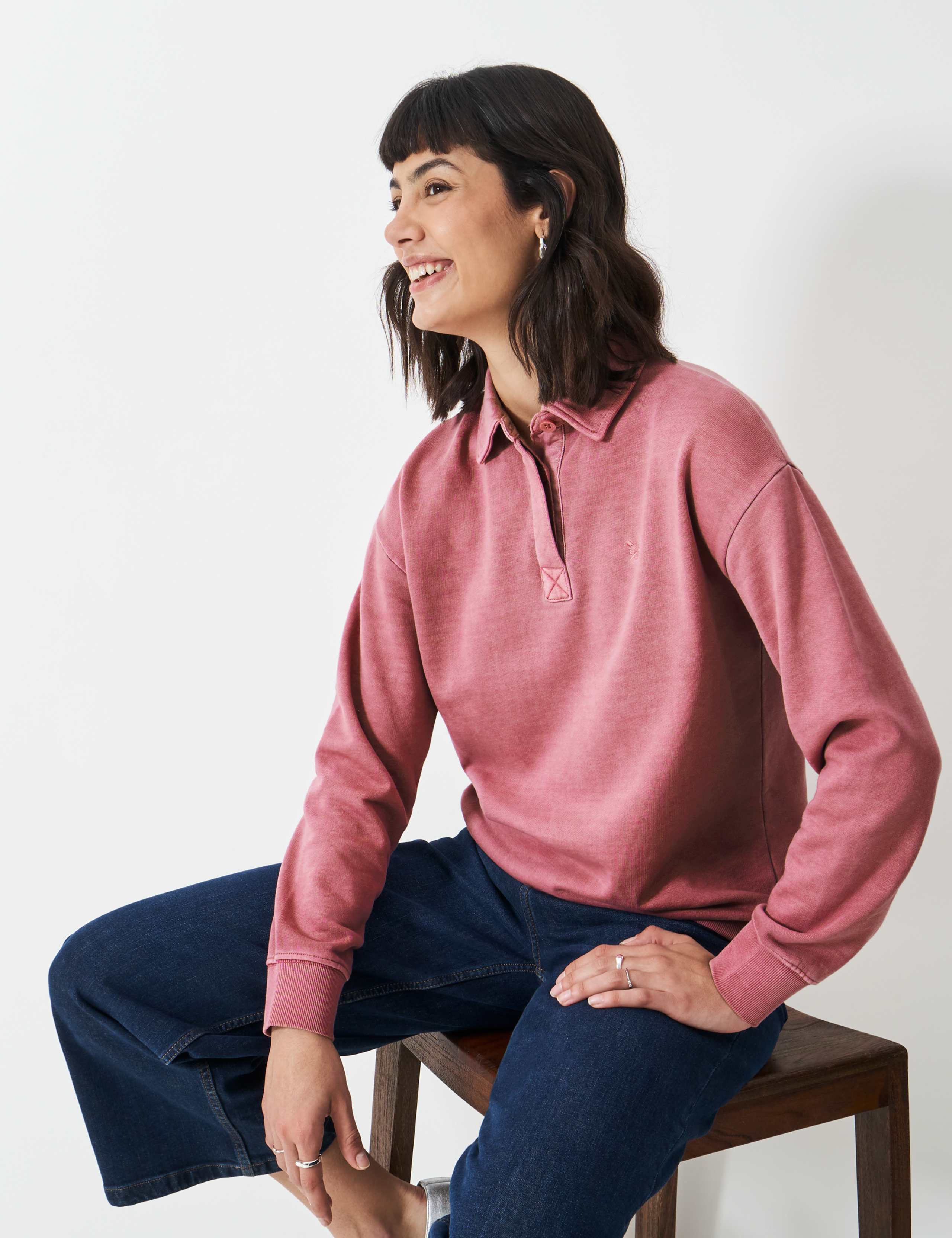 Pure Cotton Rugby Sweatshirt