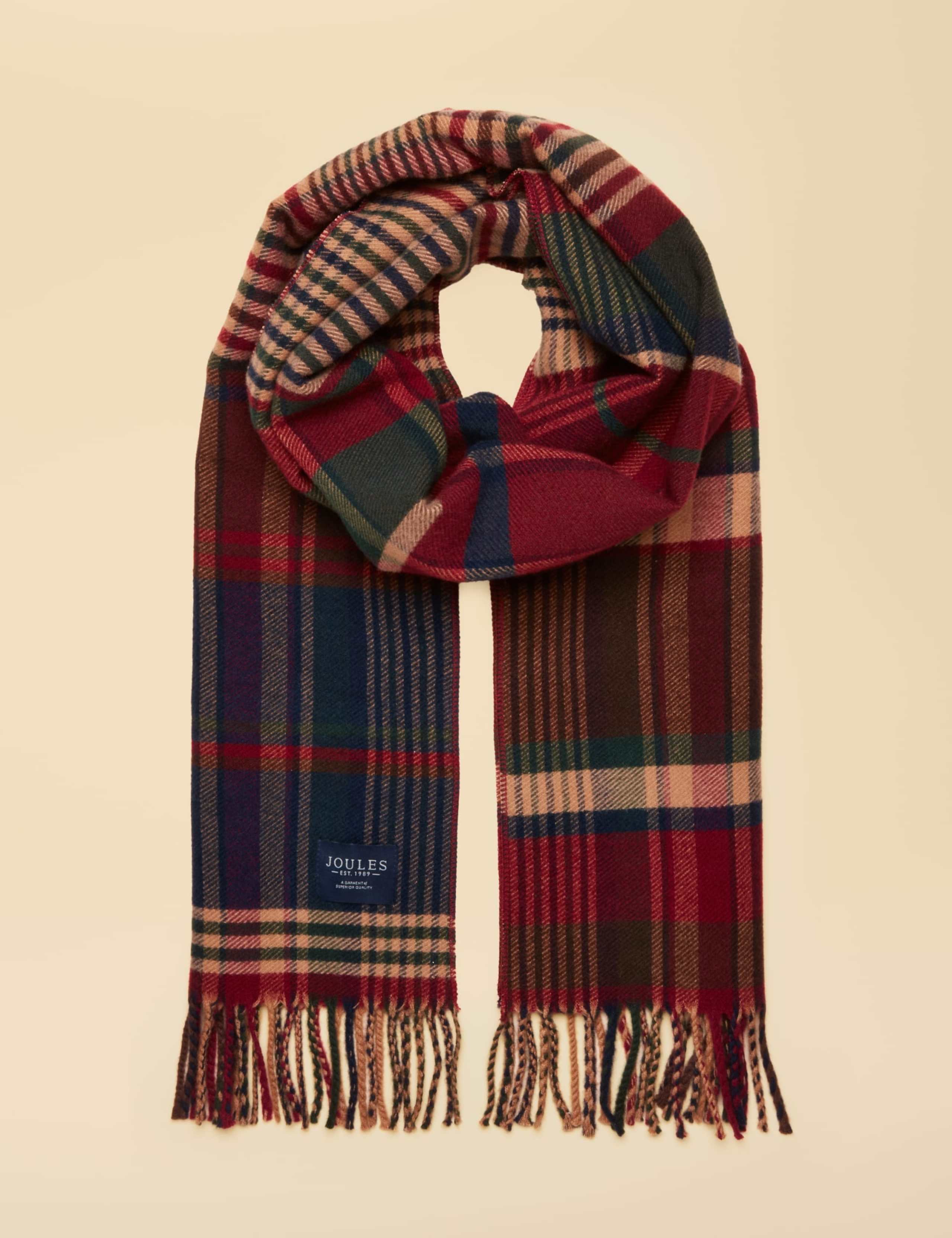 Checked Scarf