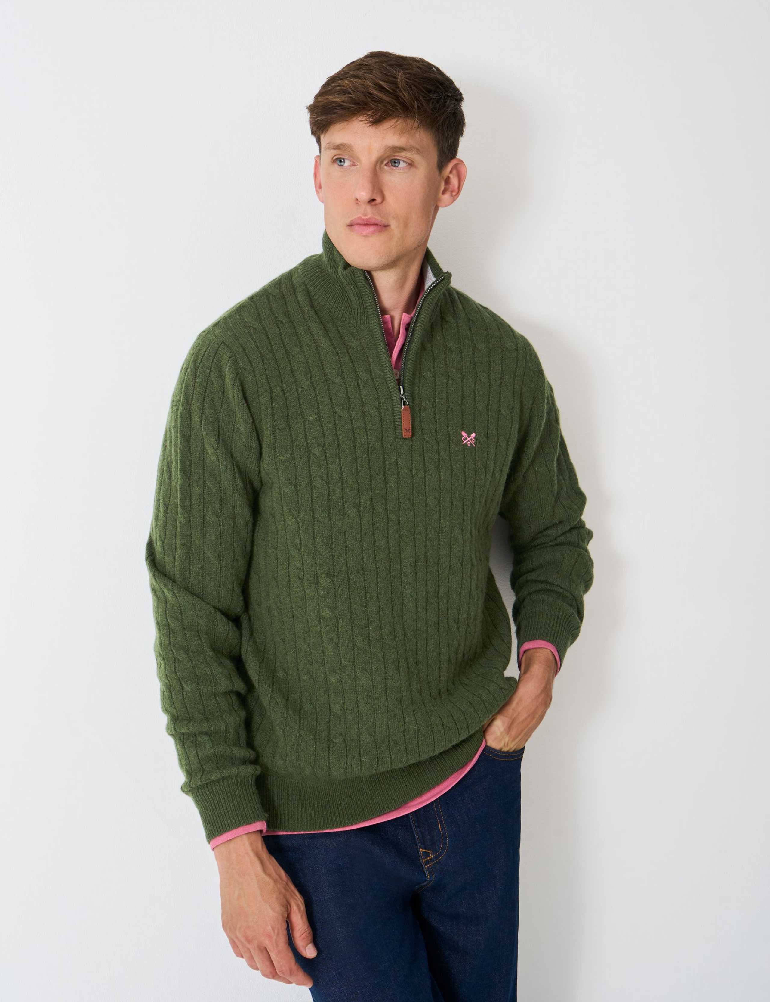 Wool Rich Half Zip Jumper
