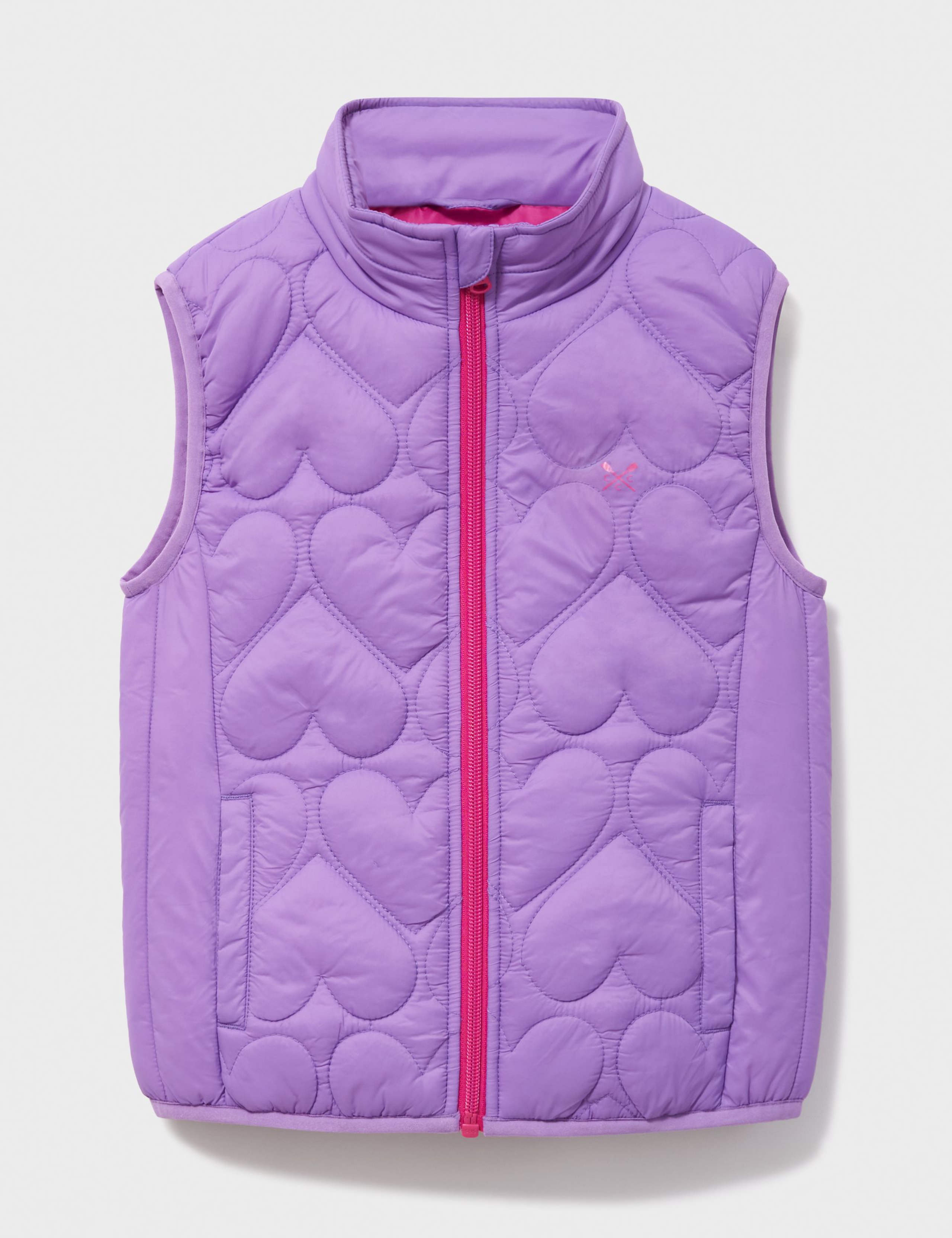 Heart Quilted Gilet (3-12 Yrs)