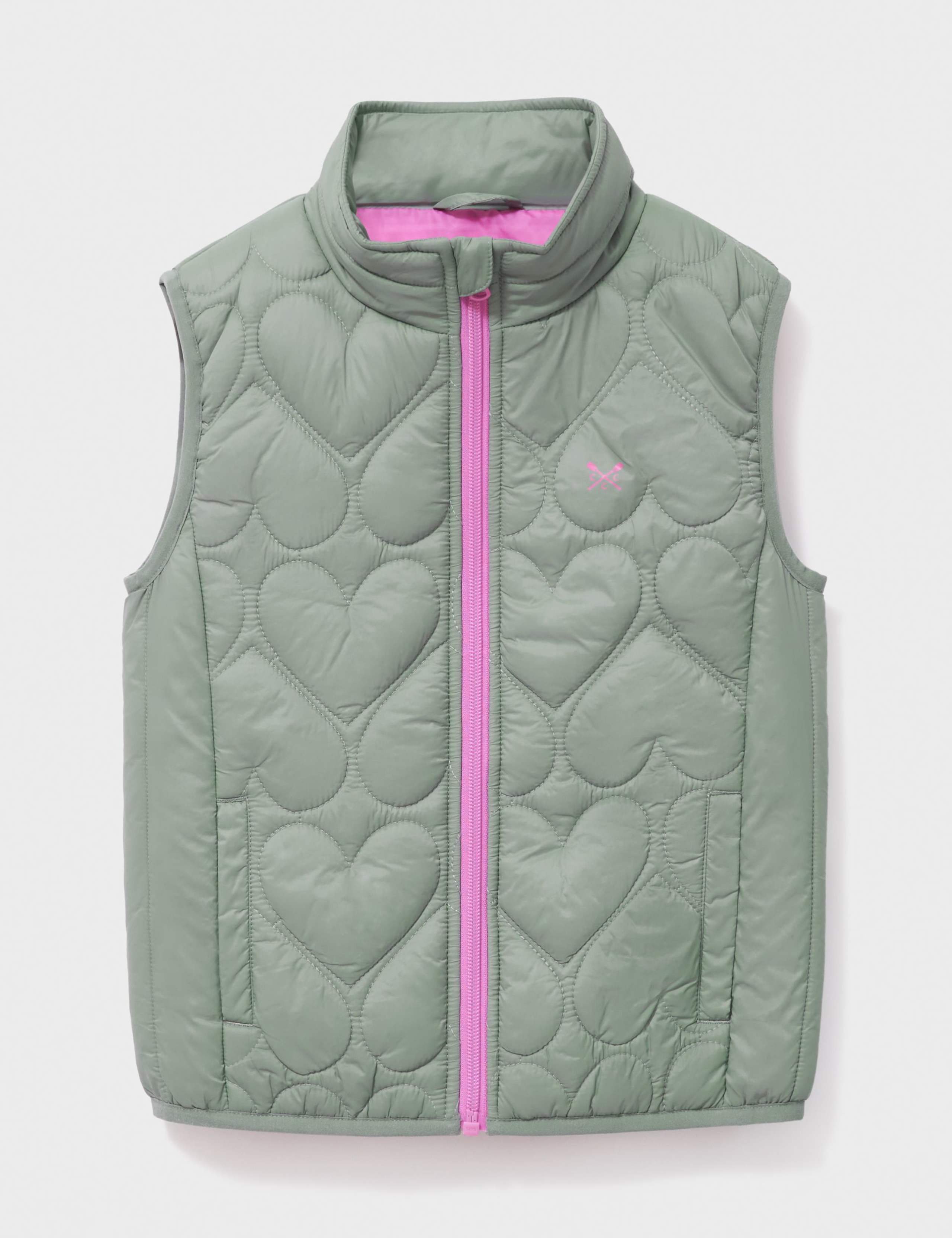 Heart Quilted Gilet (3-12 Yrs)