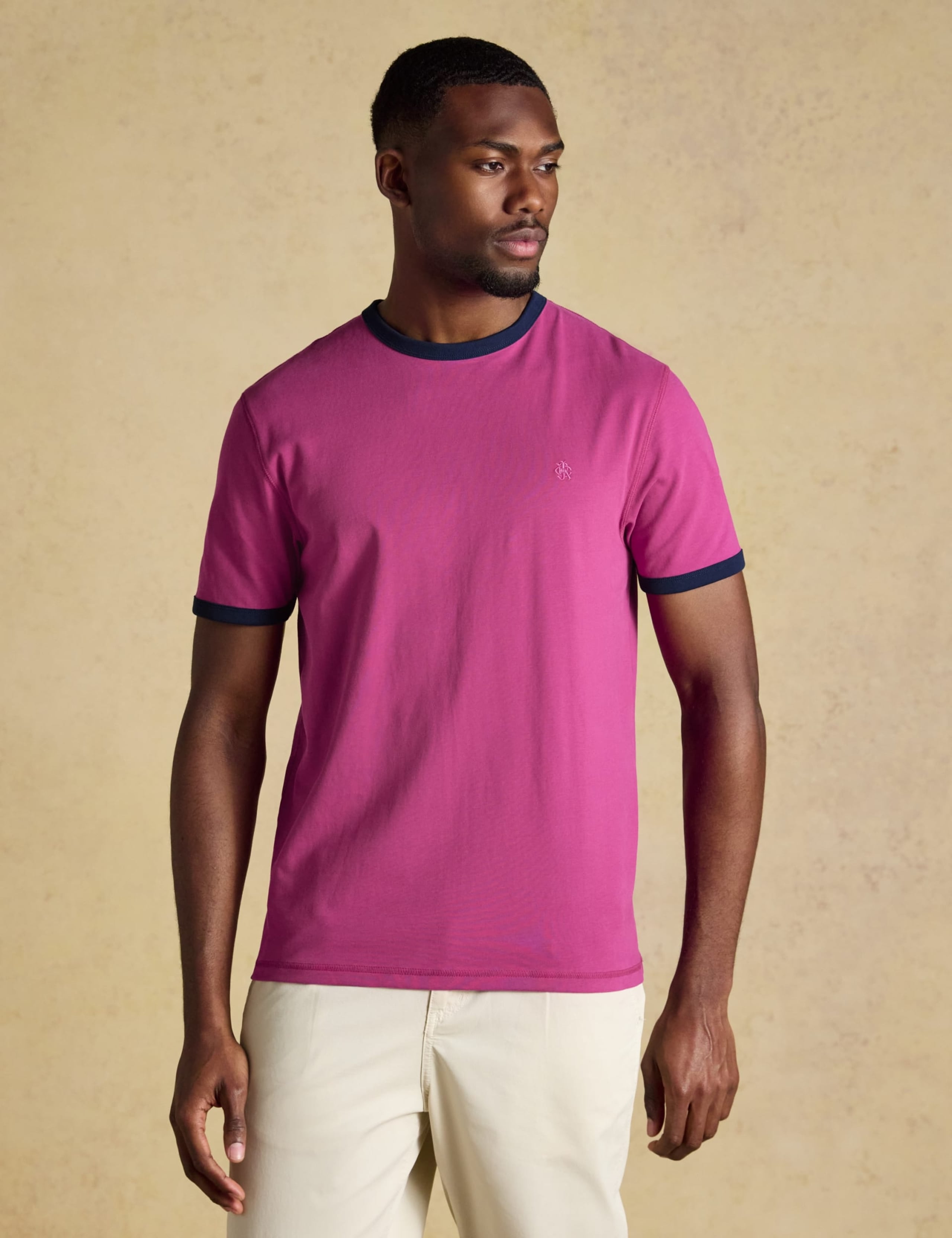 Pure Cotton Crew Neck T-Shirt