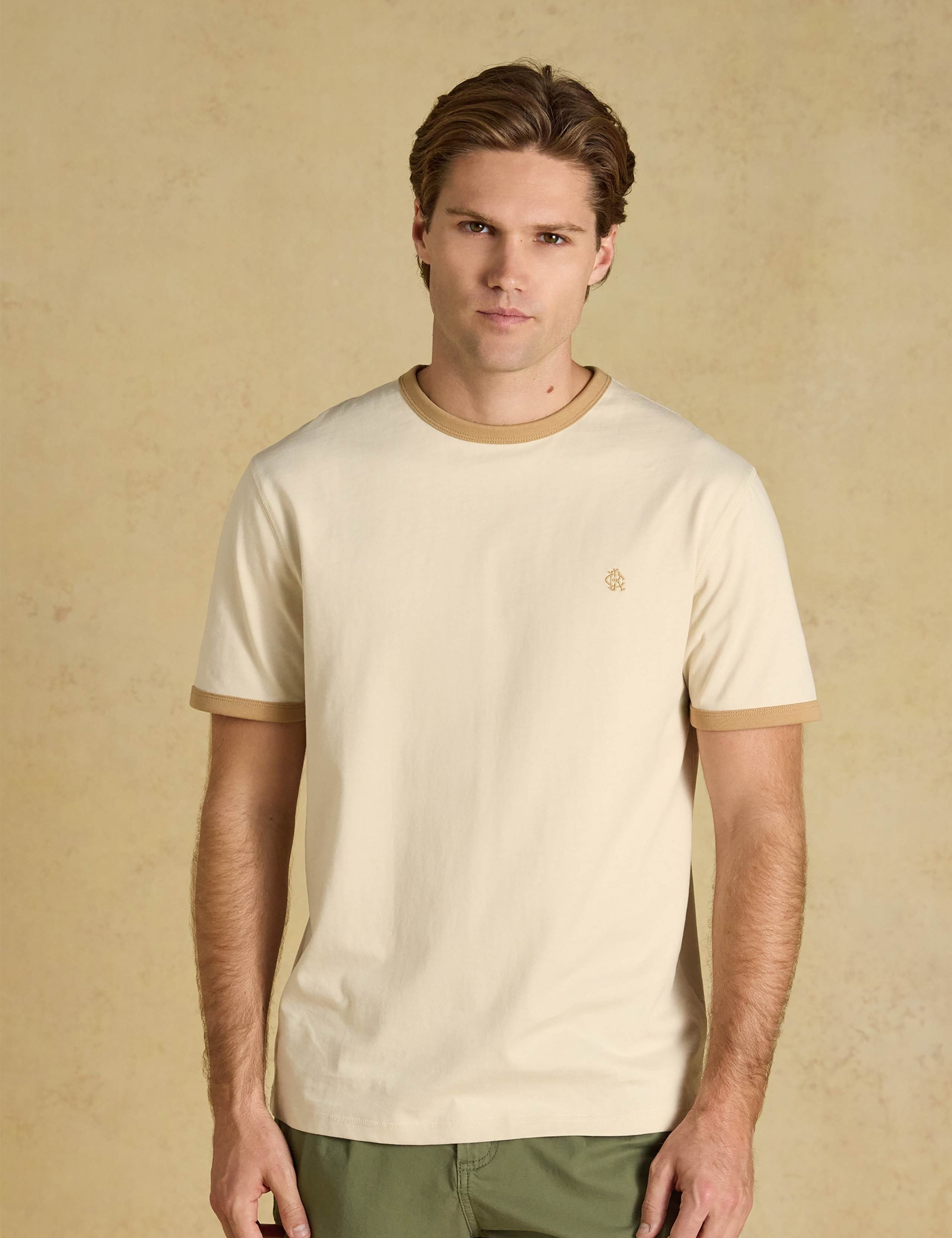 Pure Cotton Crew Neck T-Shirt