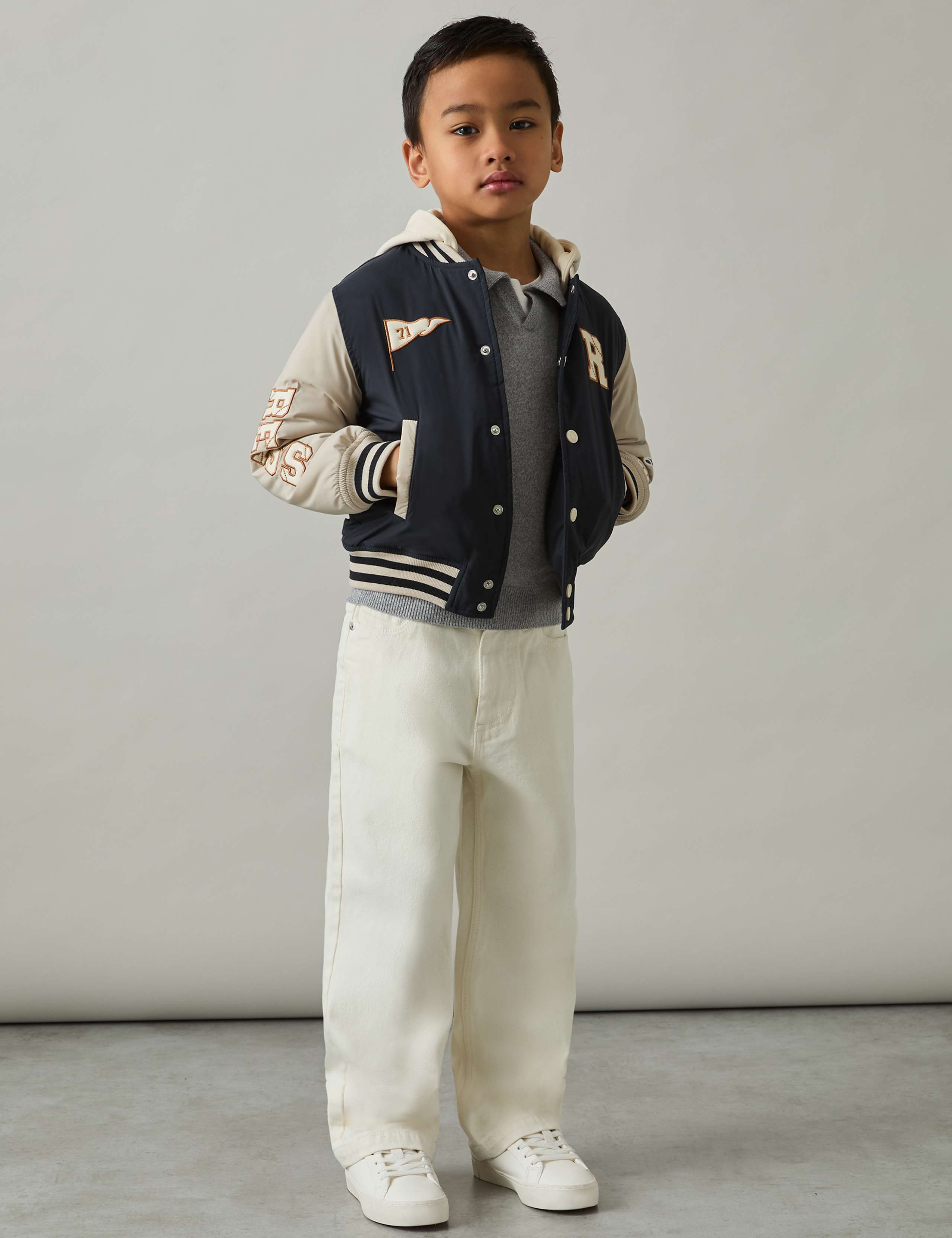 Padded Hooded Bomber Jacket (3-14 Yrs)