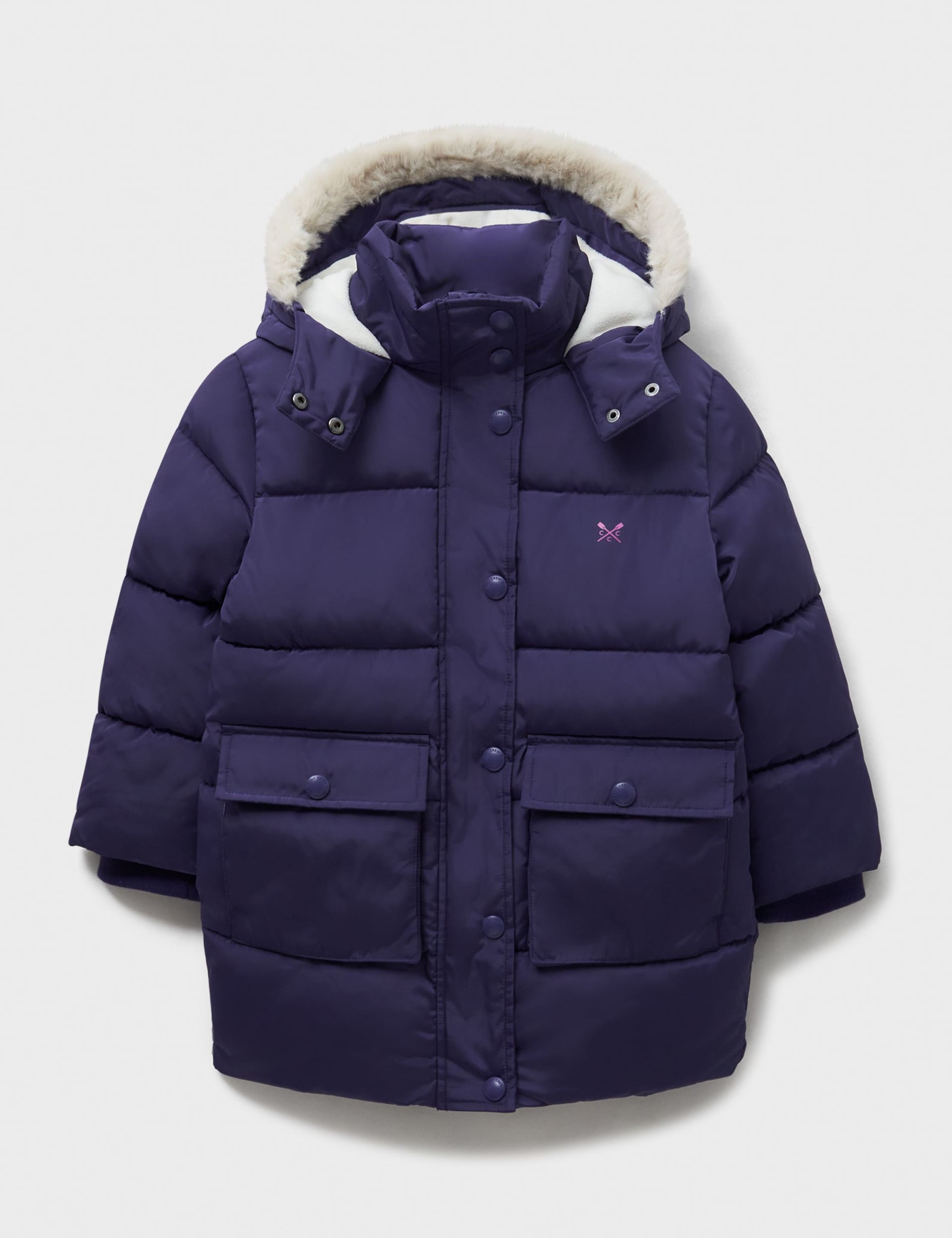Fleece Lined Hooded Padded Coat (3-12 Yrs)