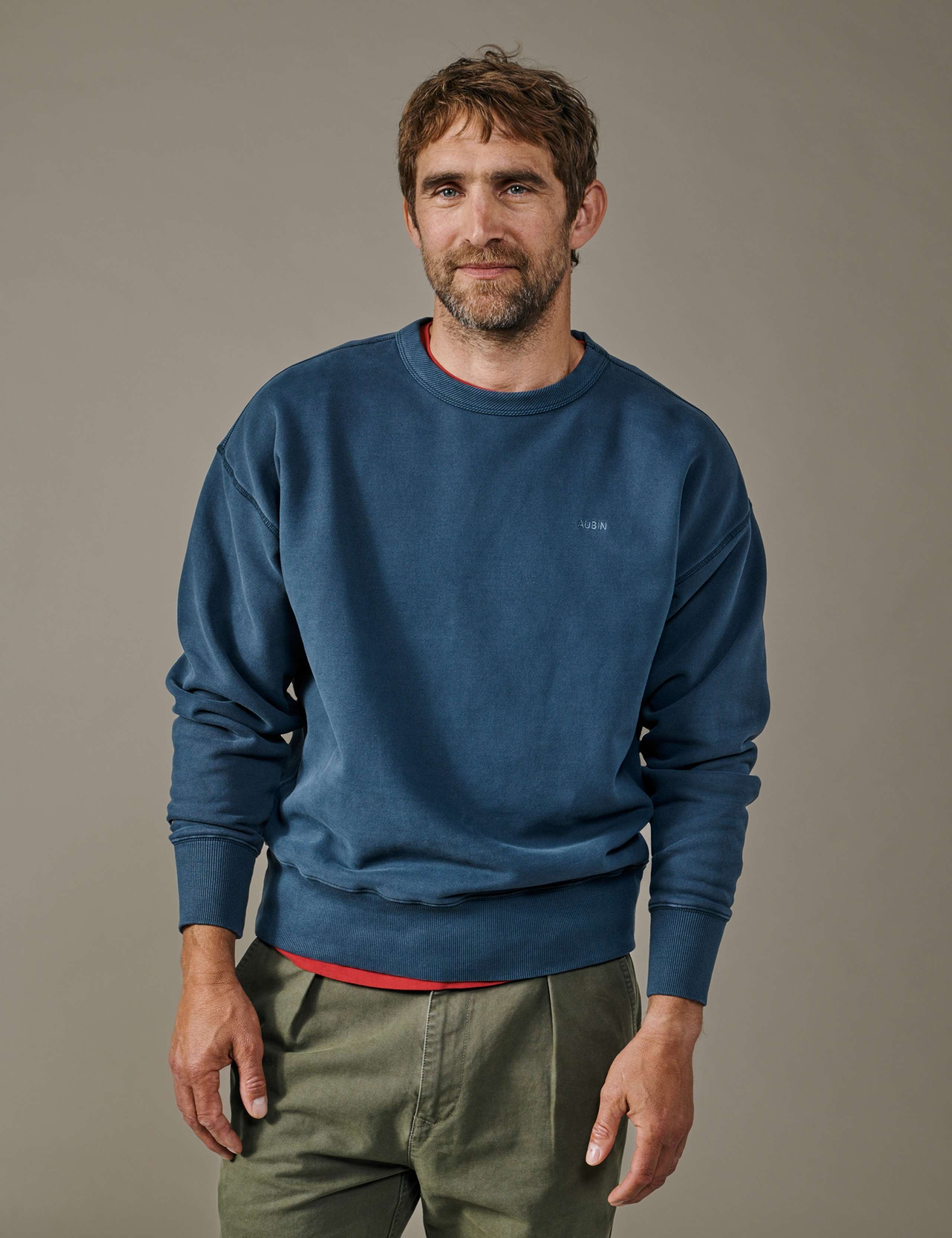 Pure Cotton Heavy Weight Crew Neck Sweatshirt