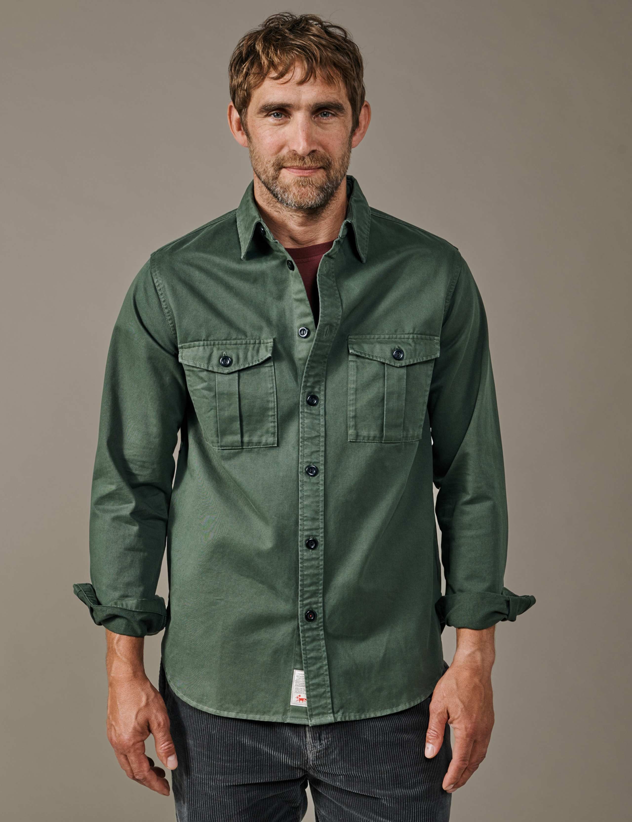 Regular Fit Pure Cotton Twill Shirt