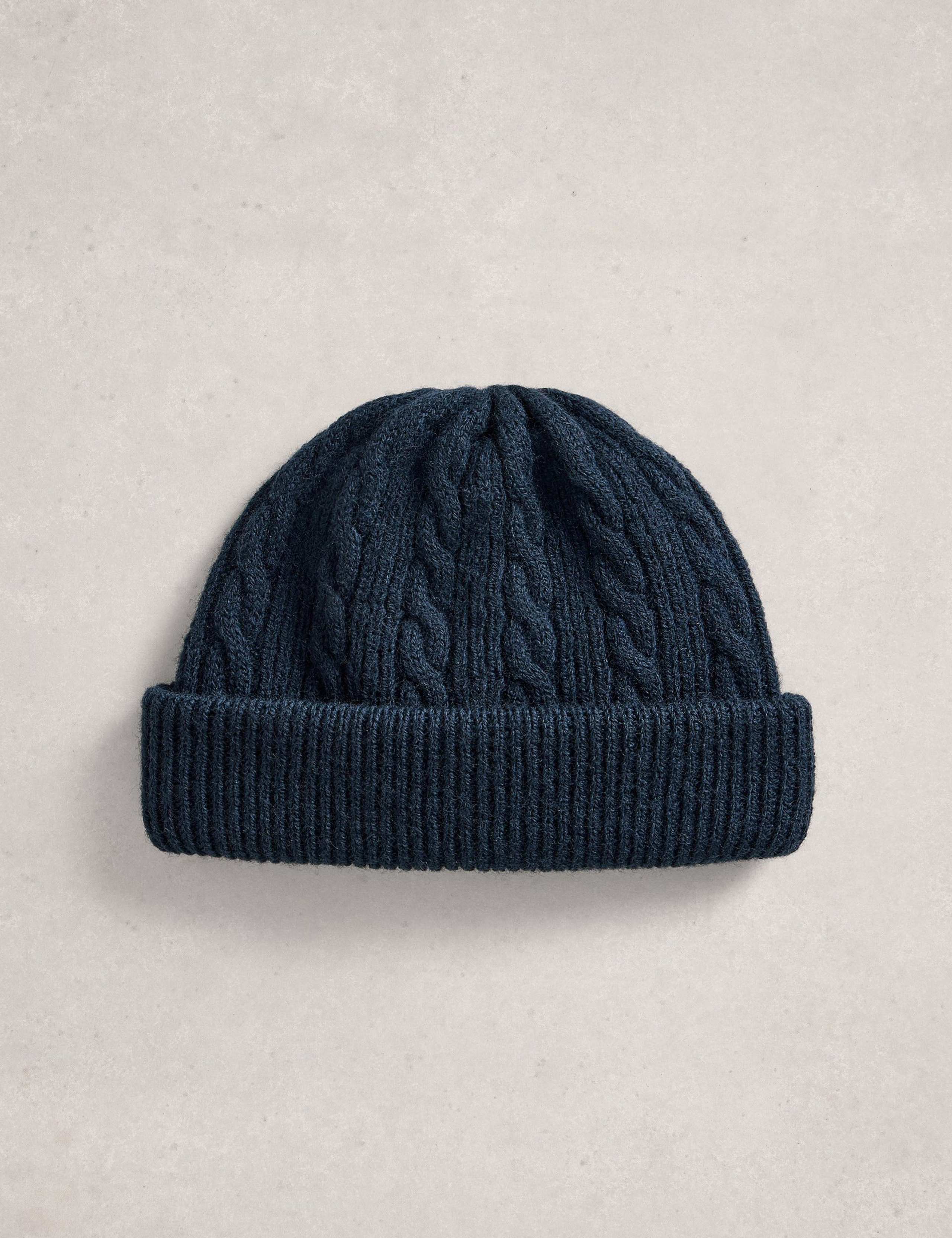 Pure Lambswool Fisherman Beanie Hat