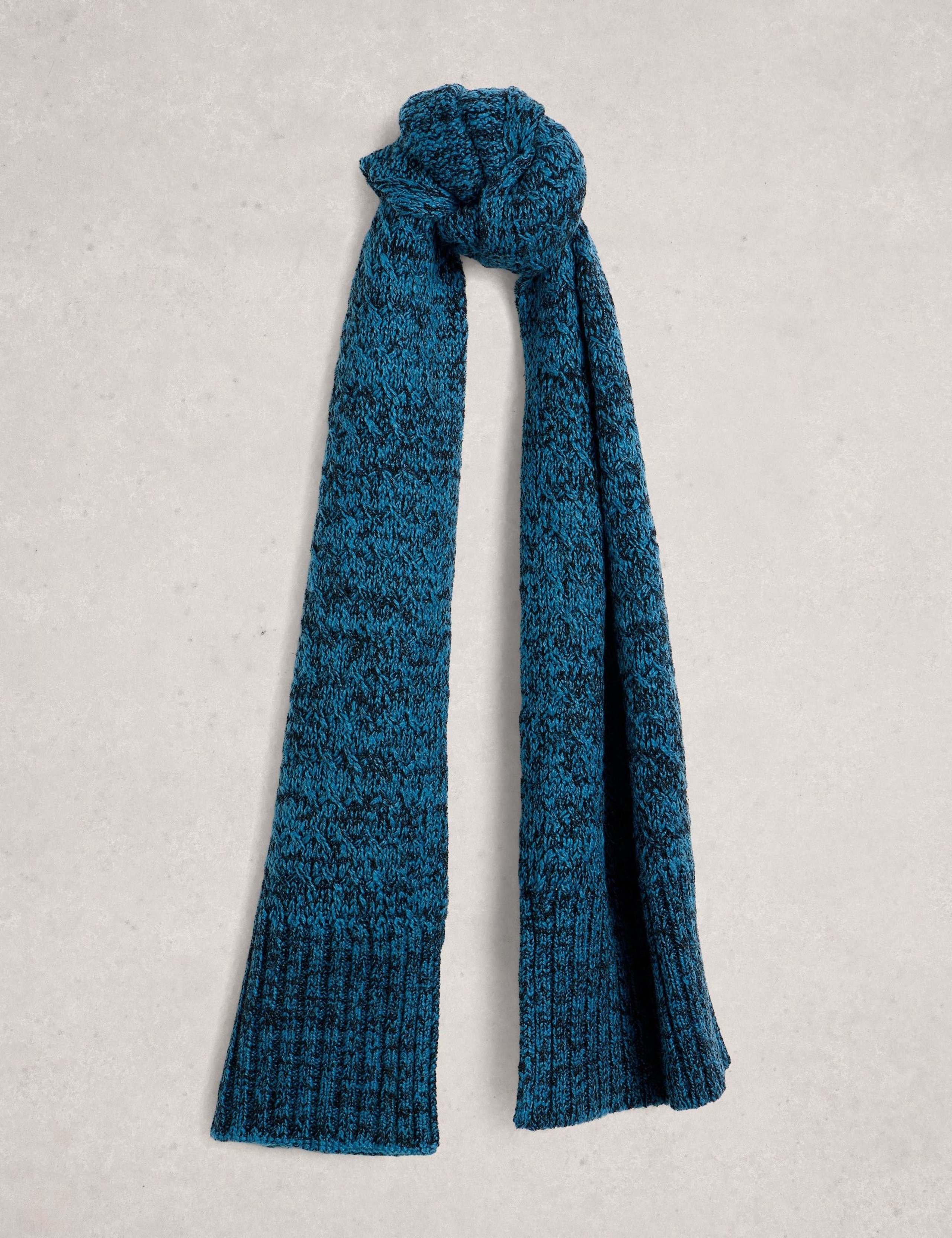 Cotton Rich Knitted Scarf
