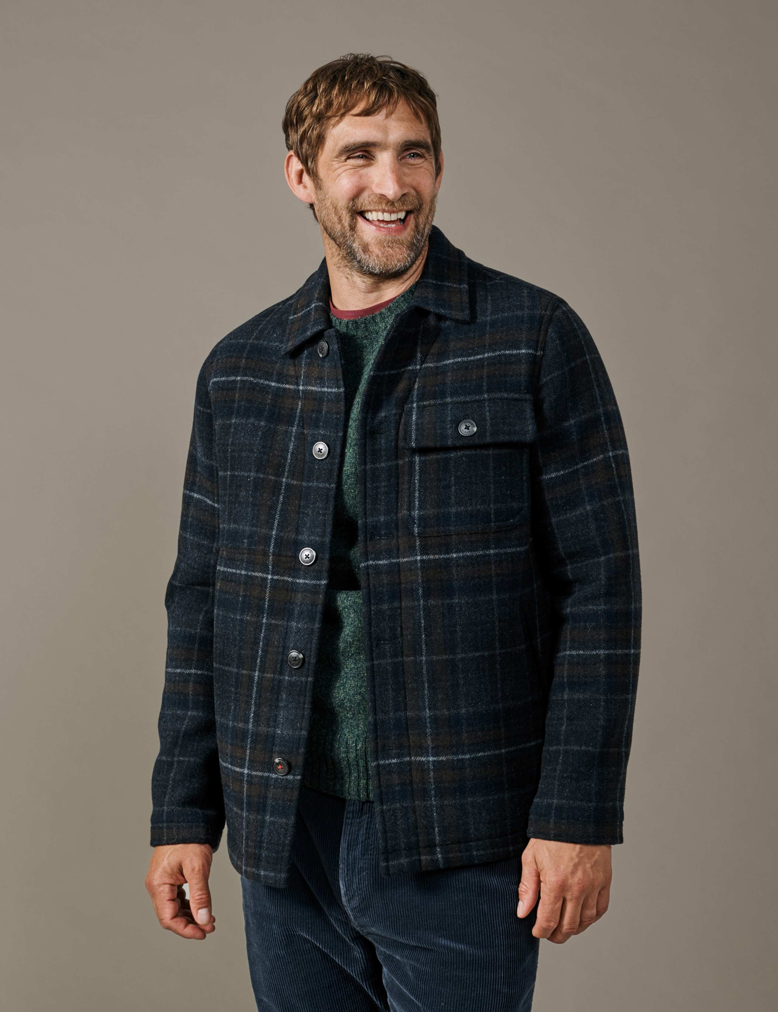 Wool Blend Overshirt