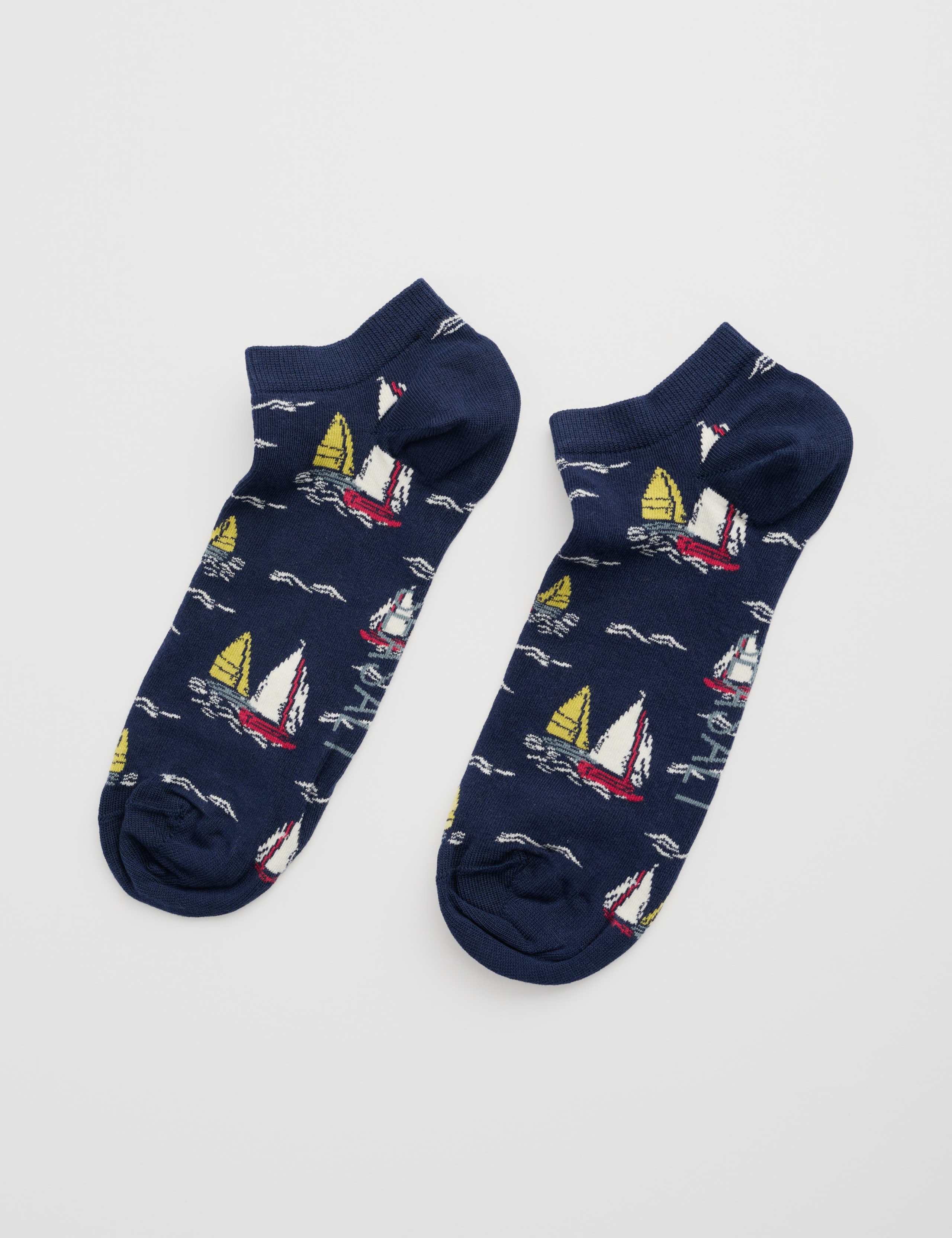Boat Cotton Rich Trainer Socks