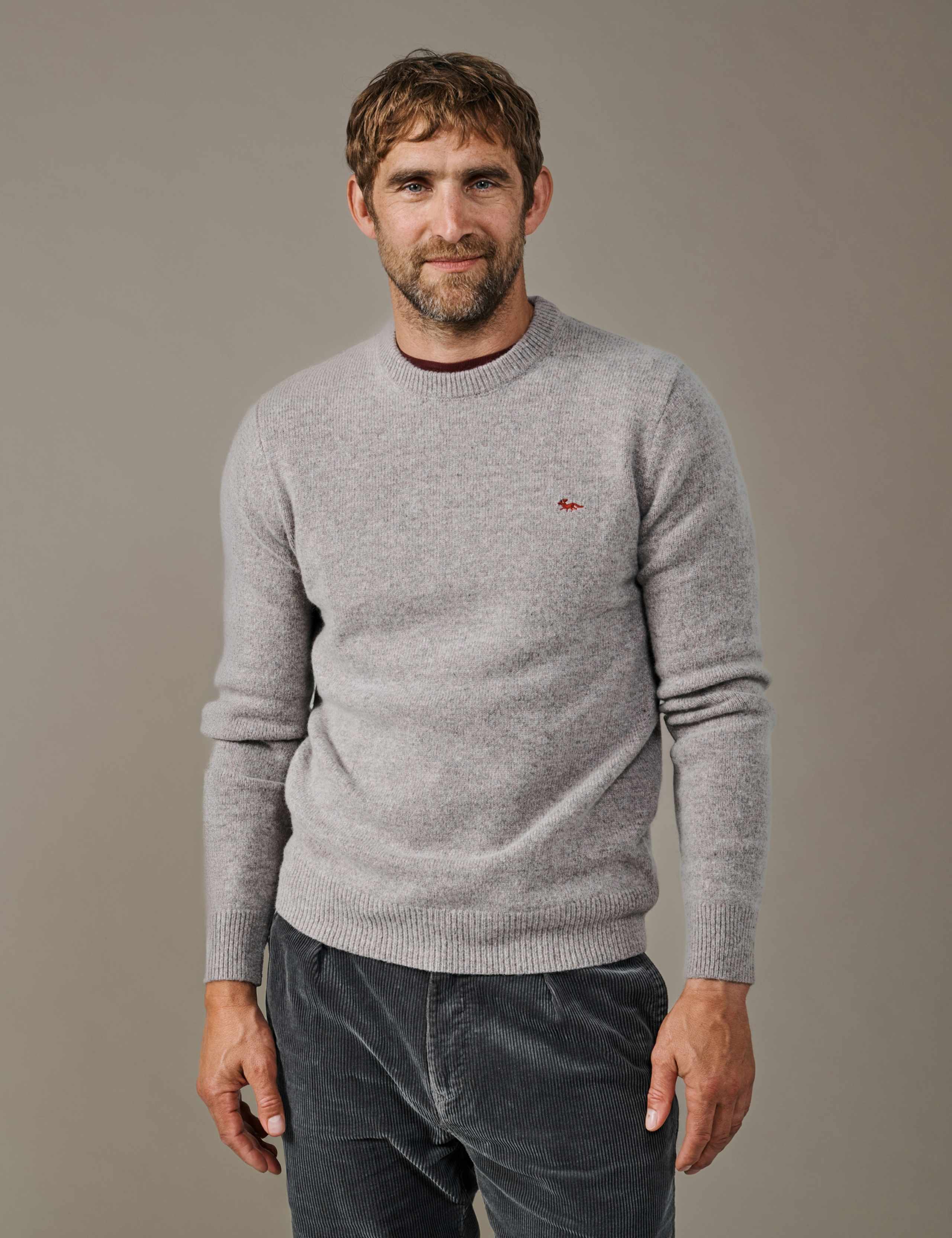 Lambswool Rich Crew Neck Jumper