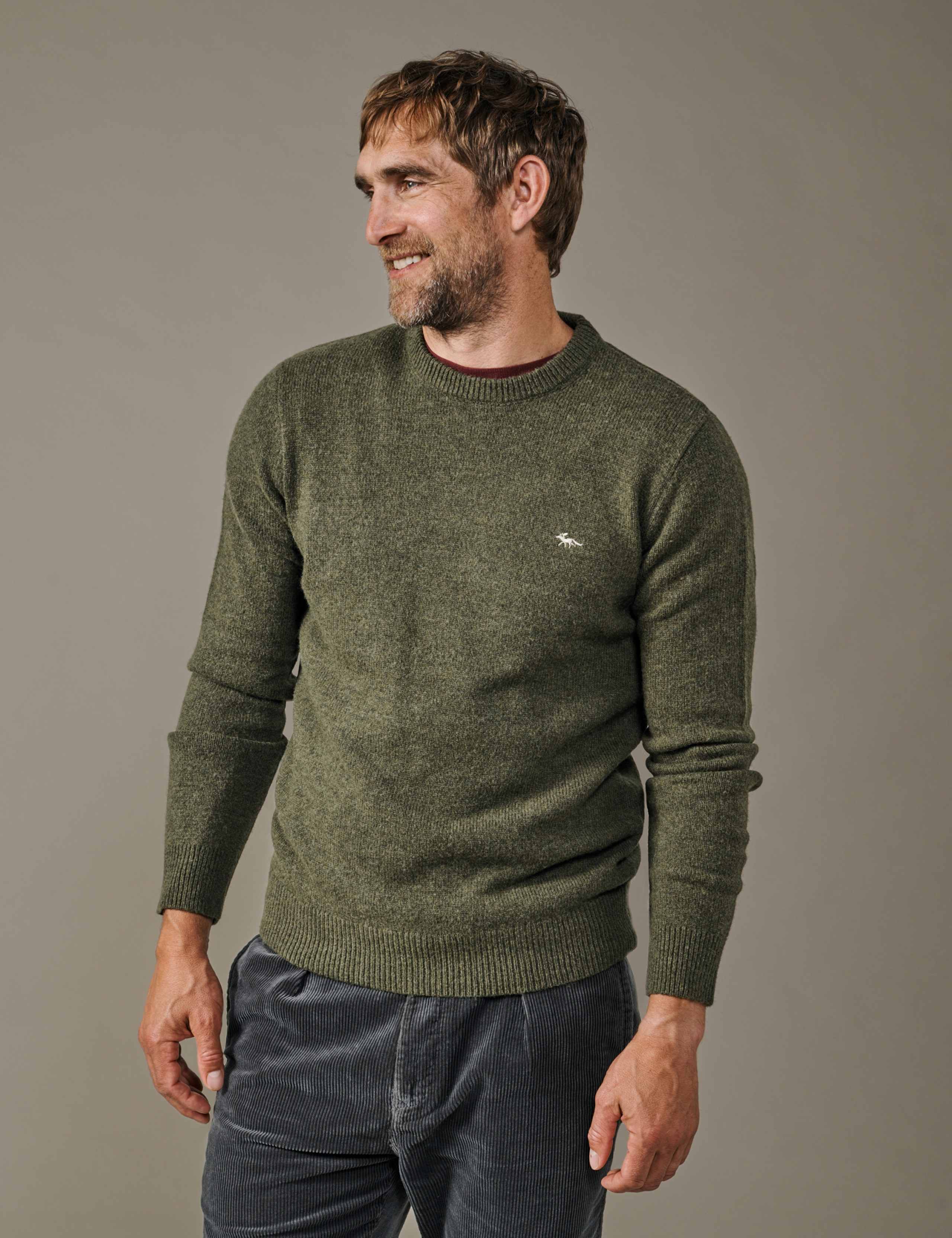 Lambswool Rich Crew Neck Jumper